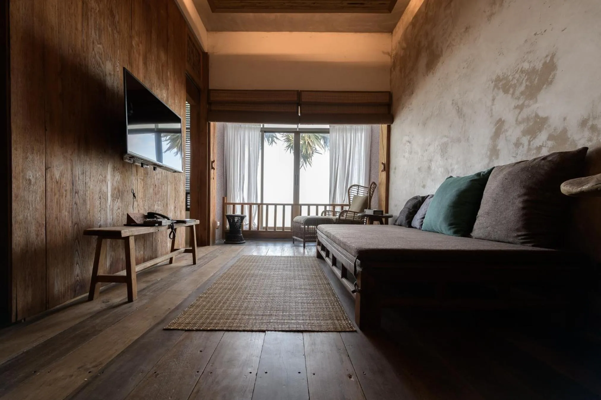 Living room, Bed in LA A NATU Sam Roi Yot