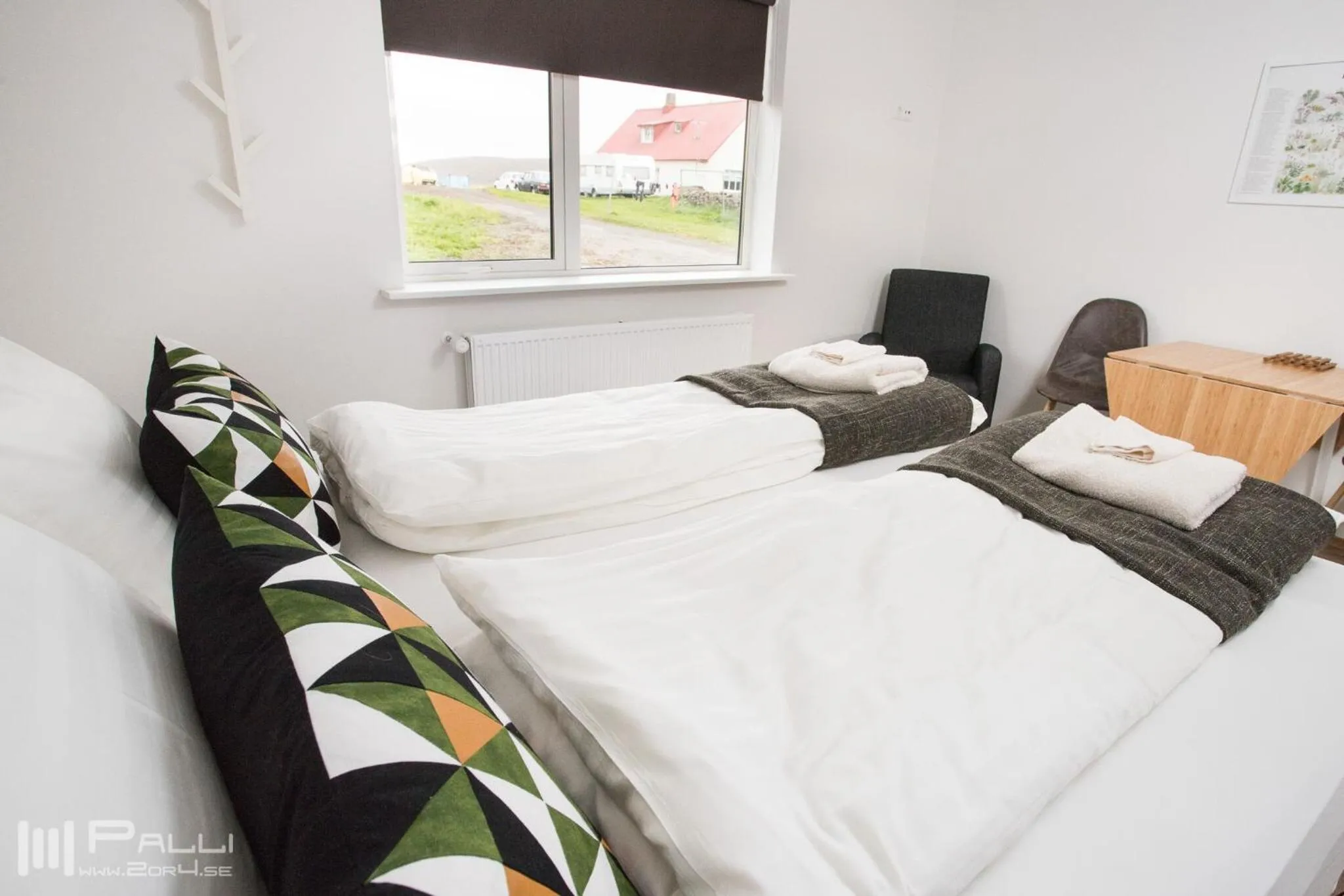 Bed in Vallakot Farm Guesthouse