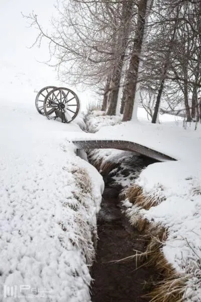 Winter in Vallakot Farm Guesthouse