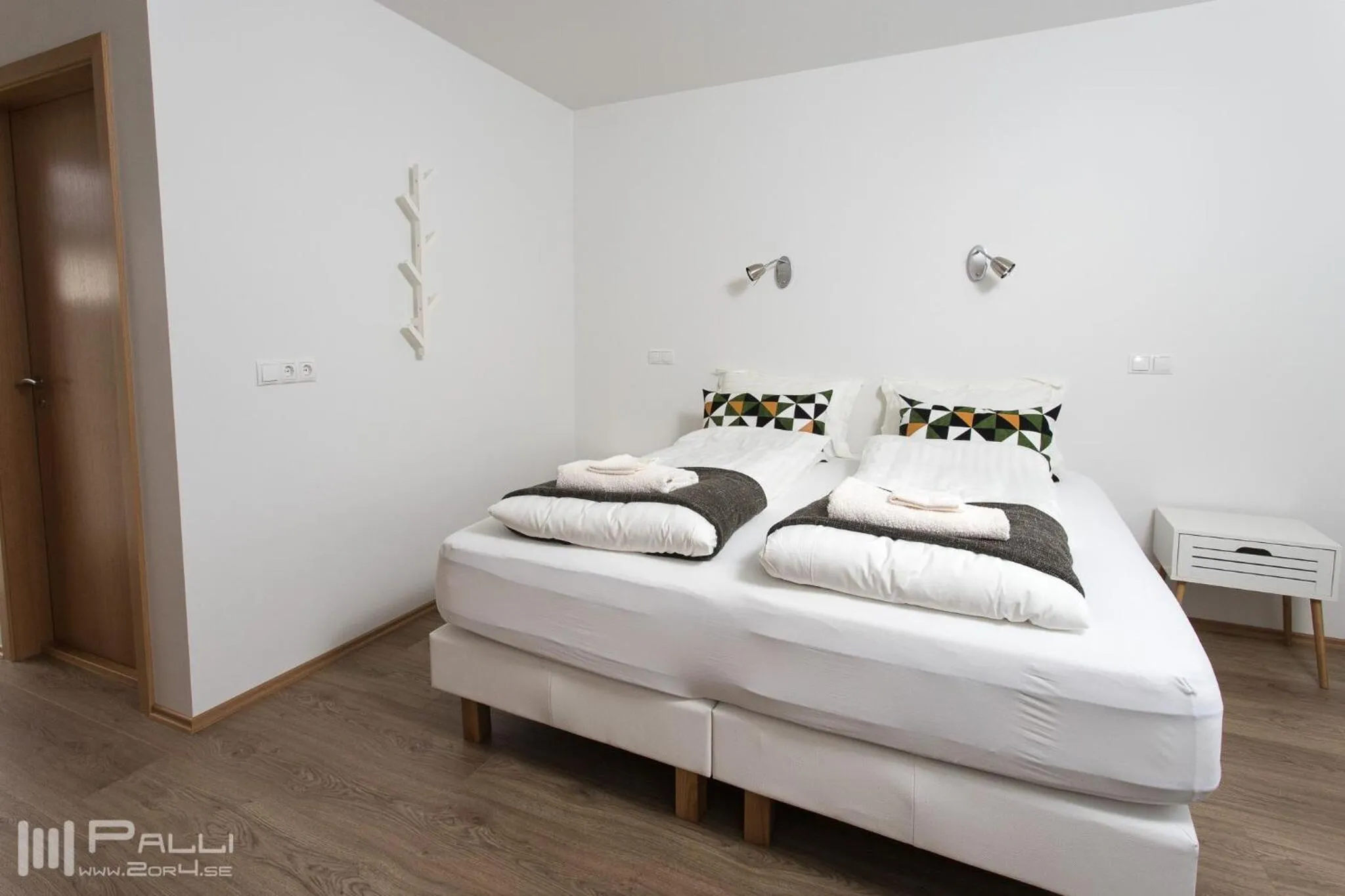 Bed in Vallakot Farm Guesthouse