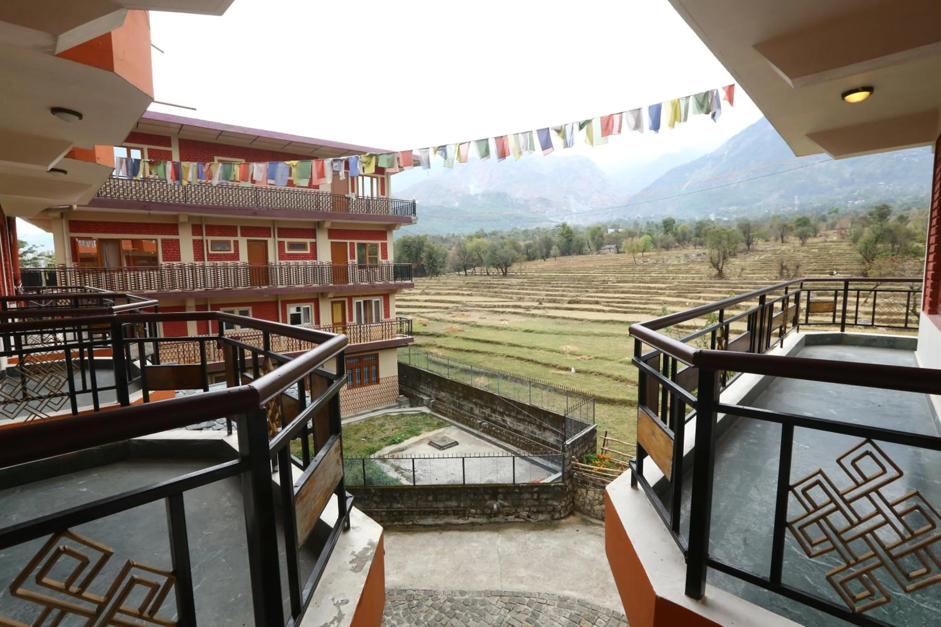 Balcony/Terrace in Hotel Samdupling Himalayan Brothers