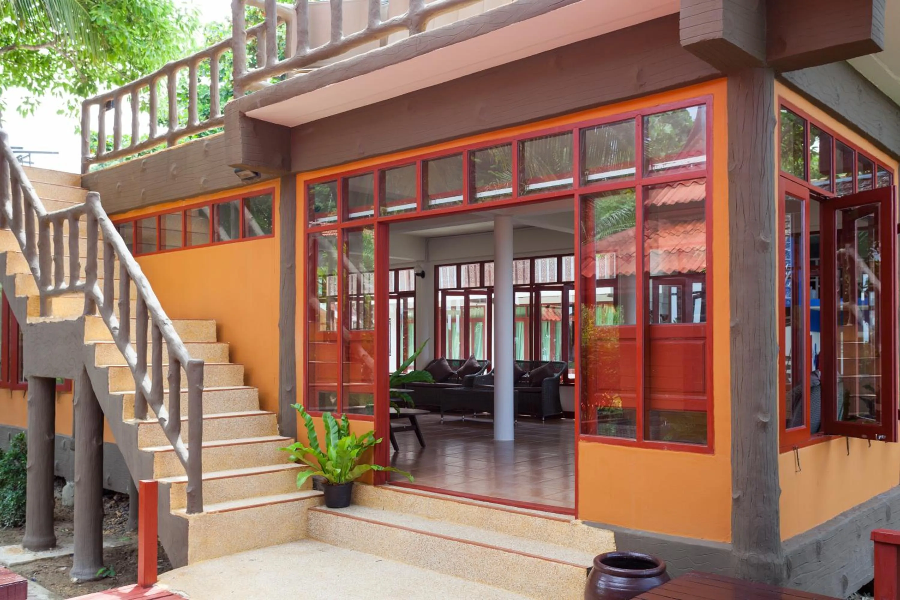 Patio in PP Erawan Palms Resort