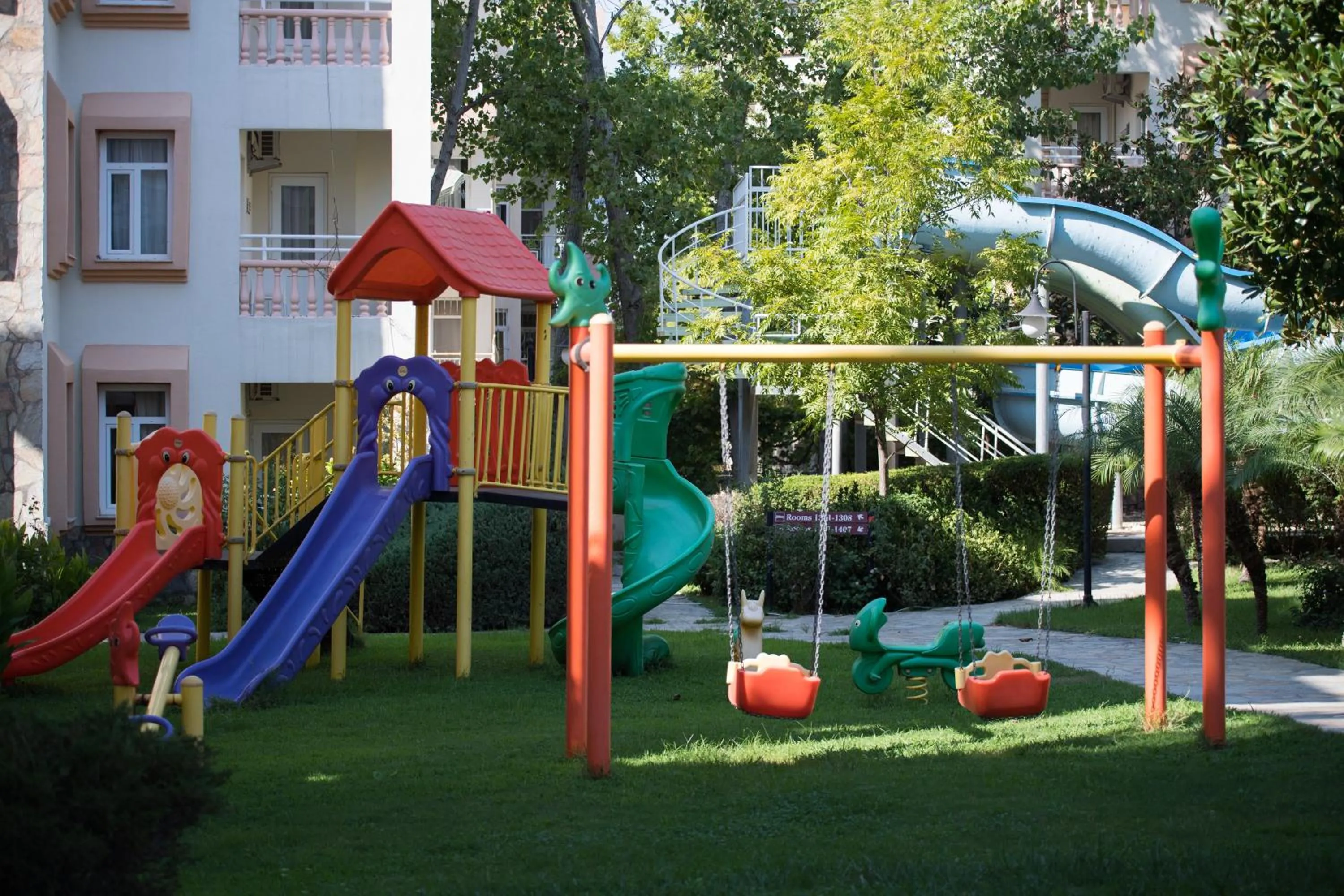 Children play ground in Side Village Family Suite - All Inclusive