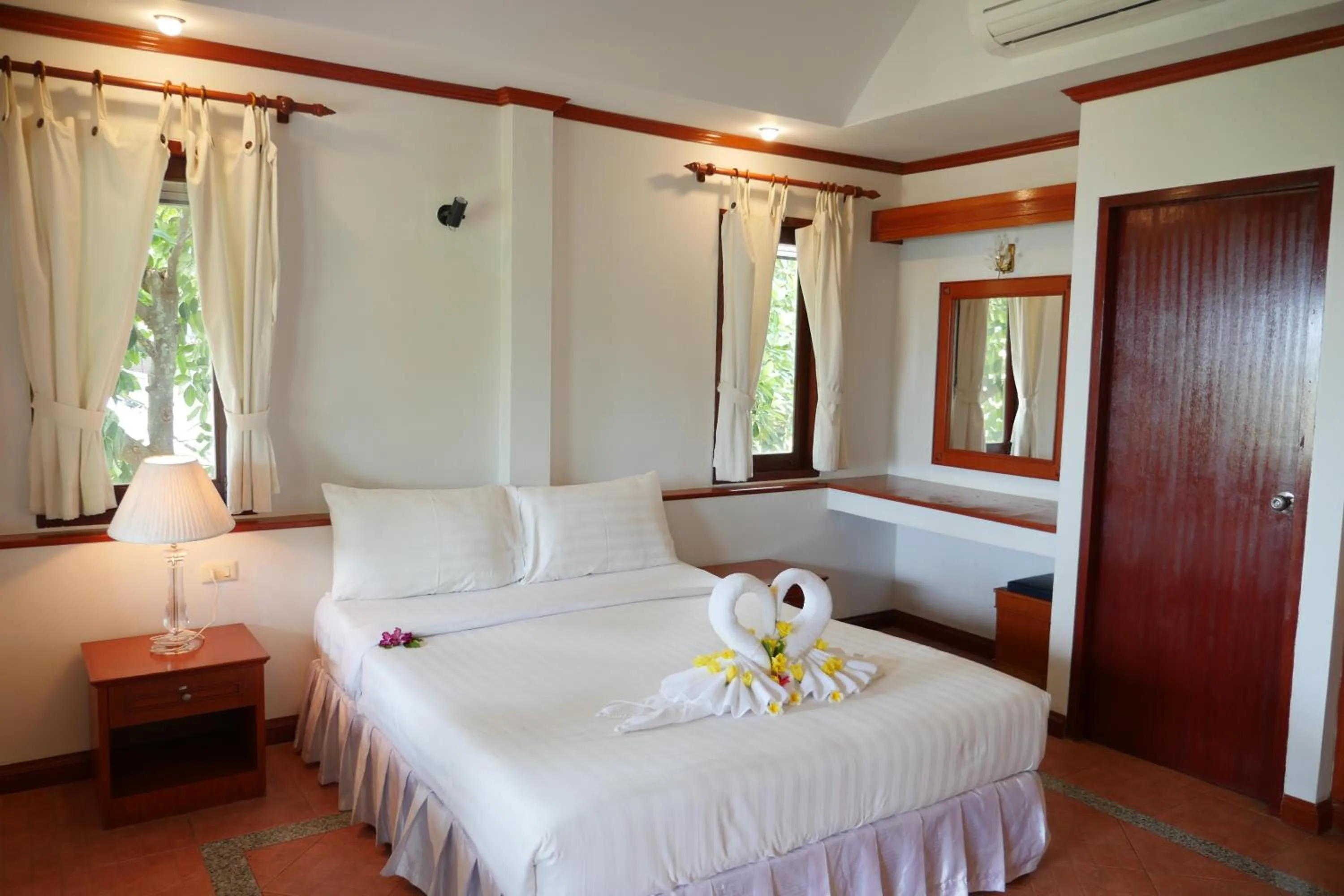 Bedroom, Bed in Samui Honey Cottages Beach Resort - SHA Extra Plus