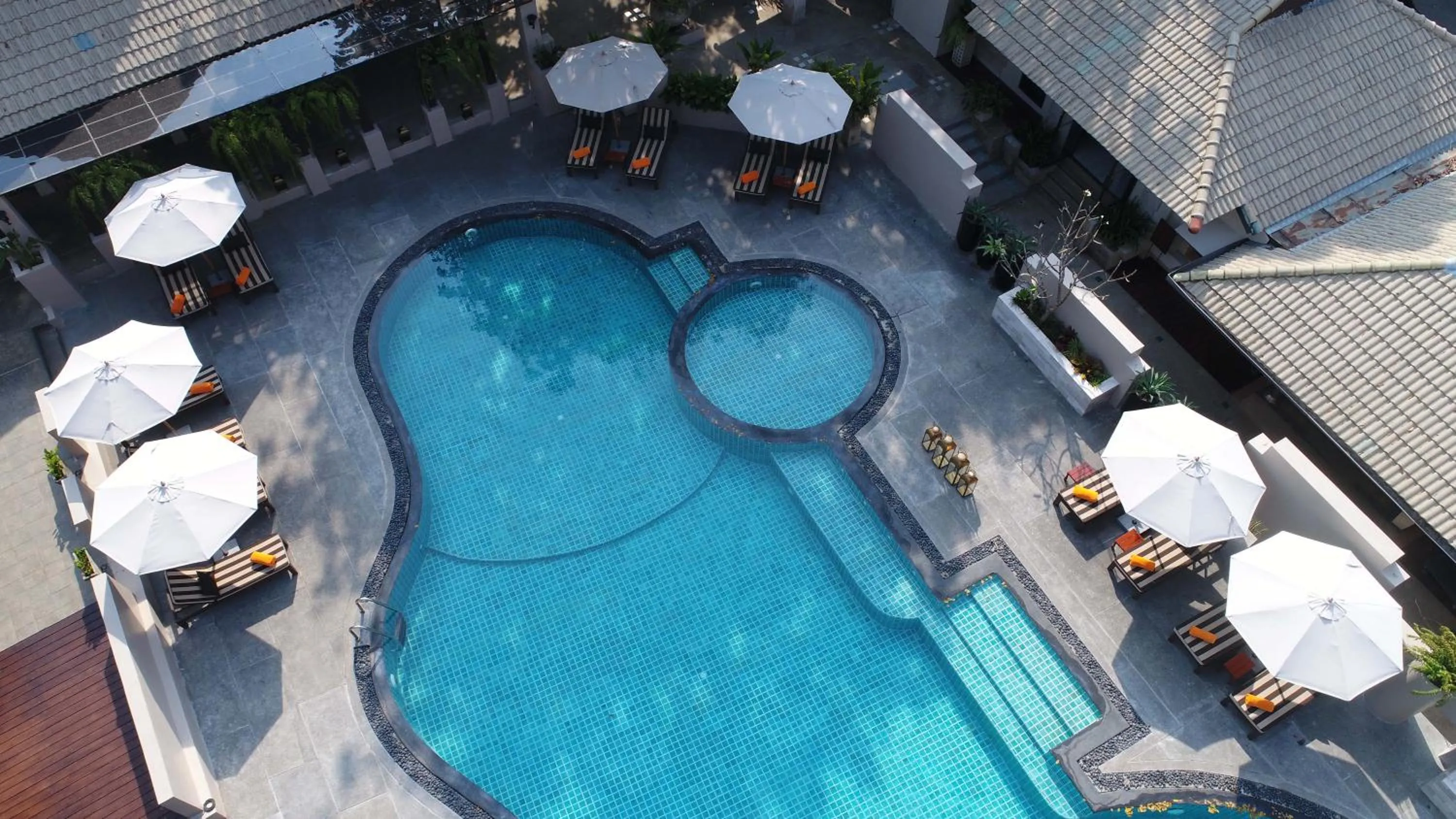 Swimming pool in Tohsang Heritage Khongjiam