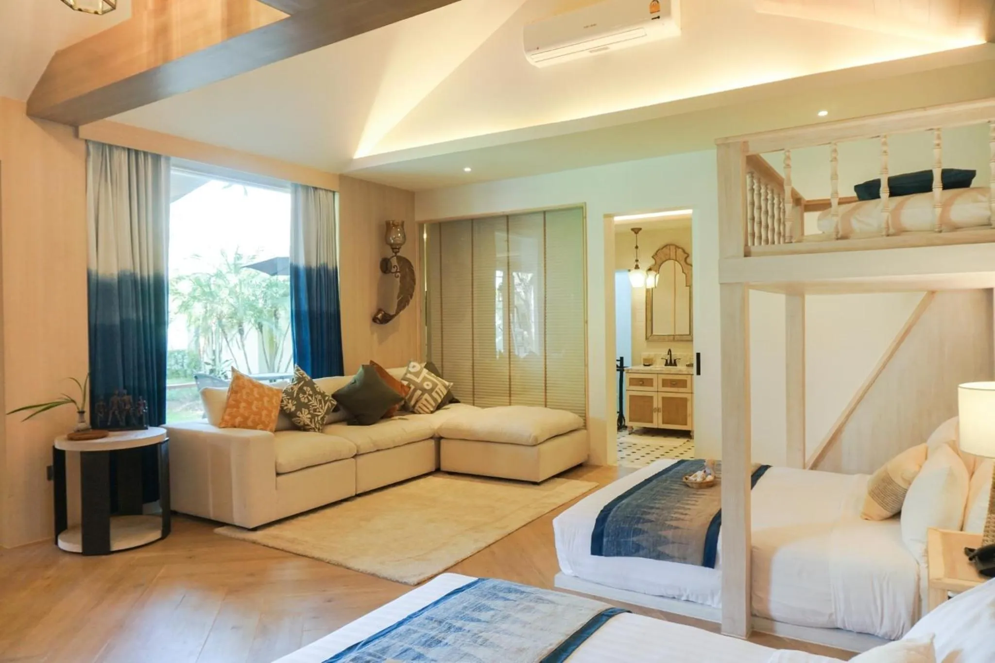 Living room in Tohsang Heritage Khongjiam