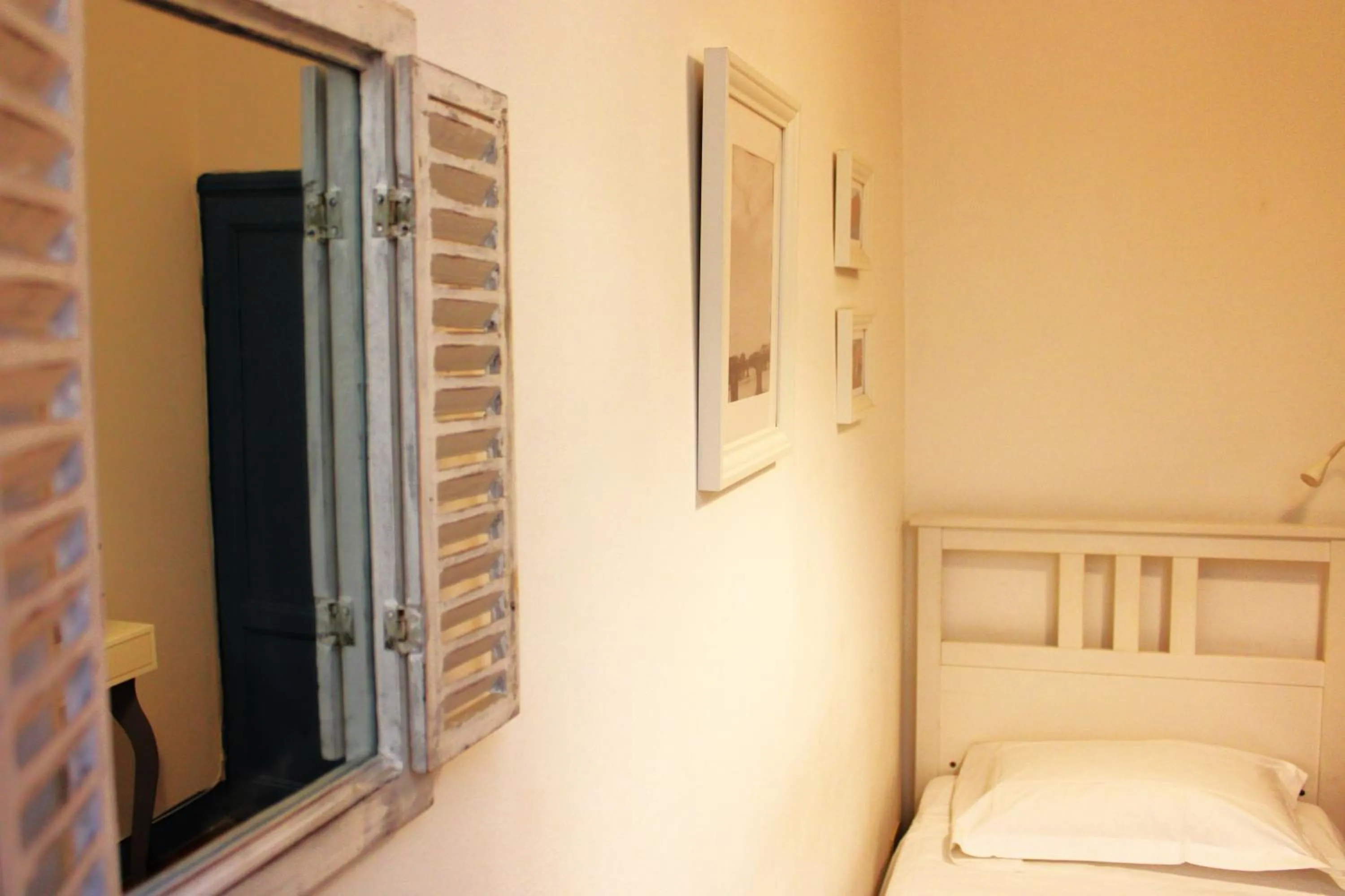Bed in Michelangelo's Relais