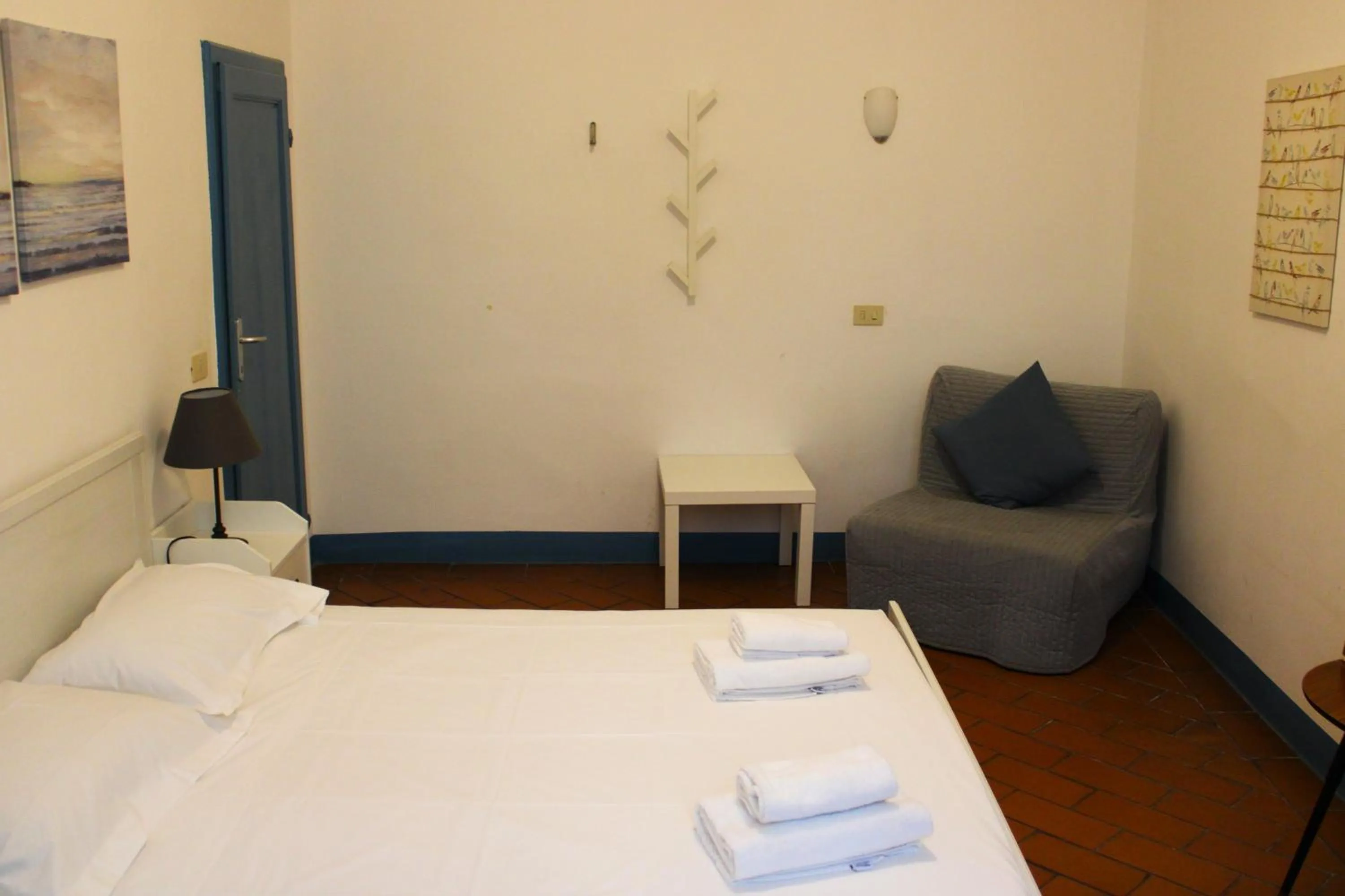 Bed in Michelangelo's Relais