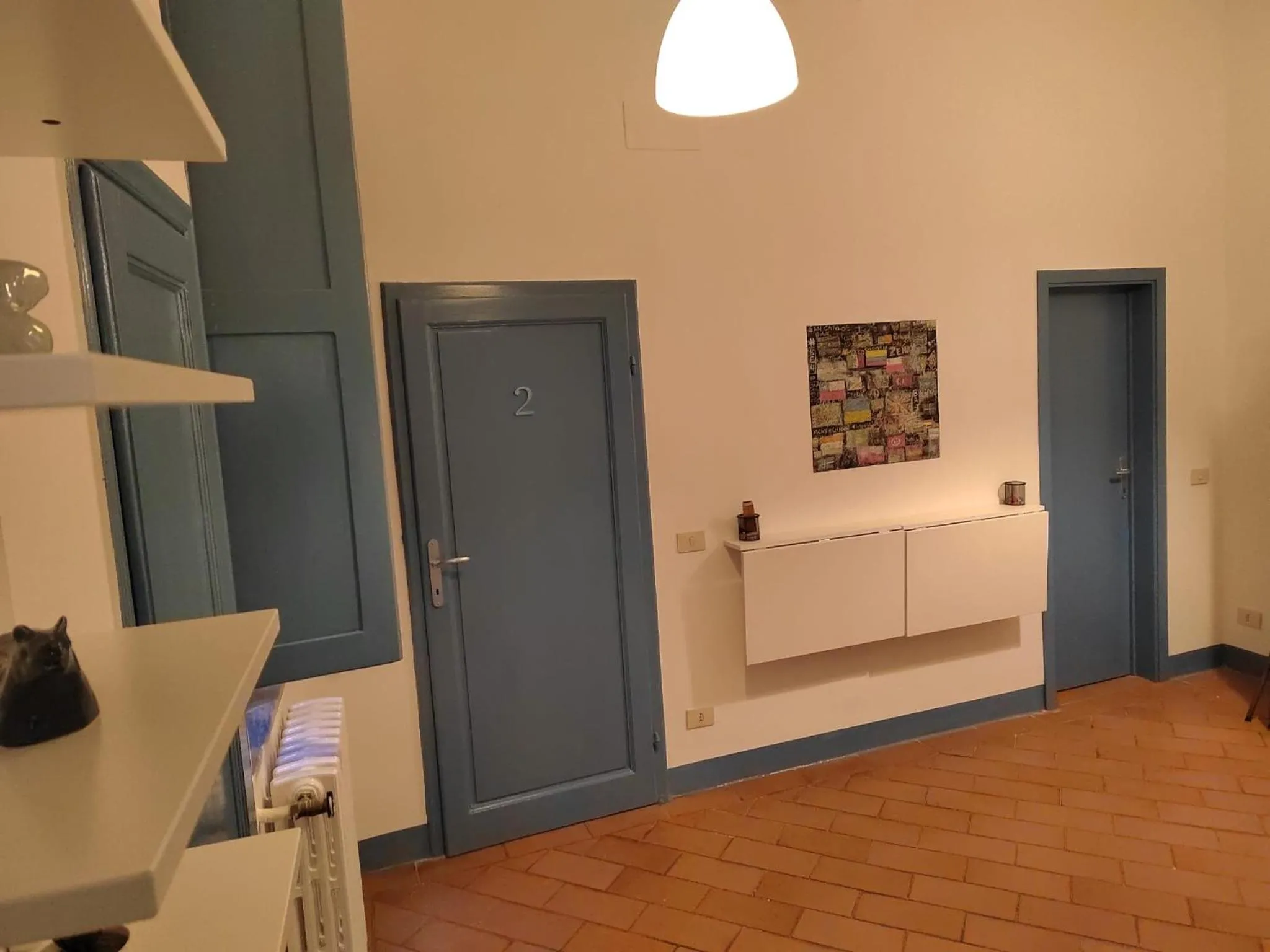 Kitchen or kitchenette in Michelangelo's Relais