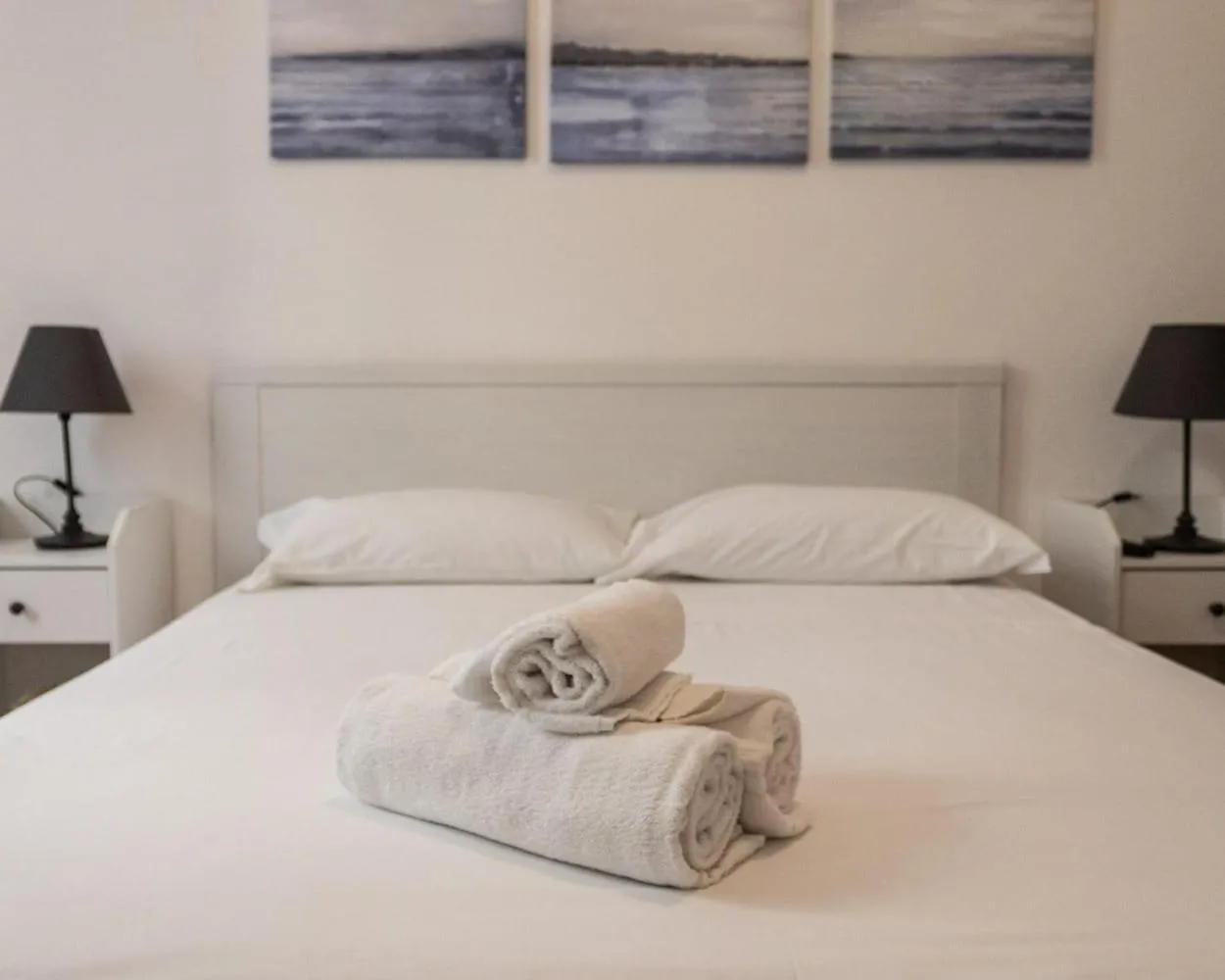 Bed in Michelangelo's Relais