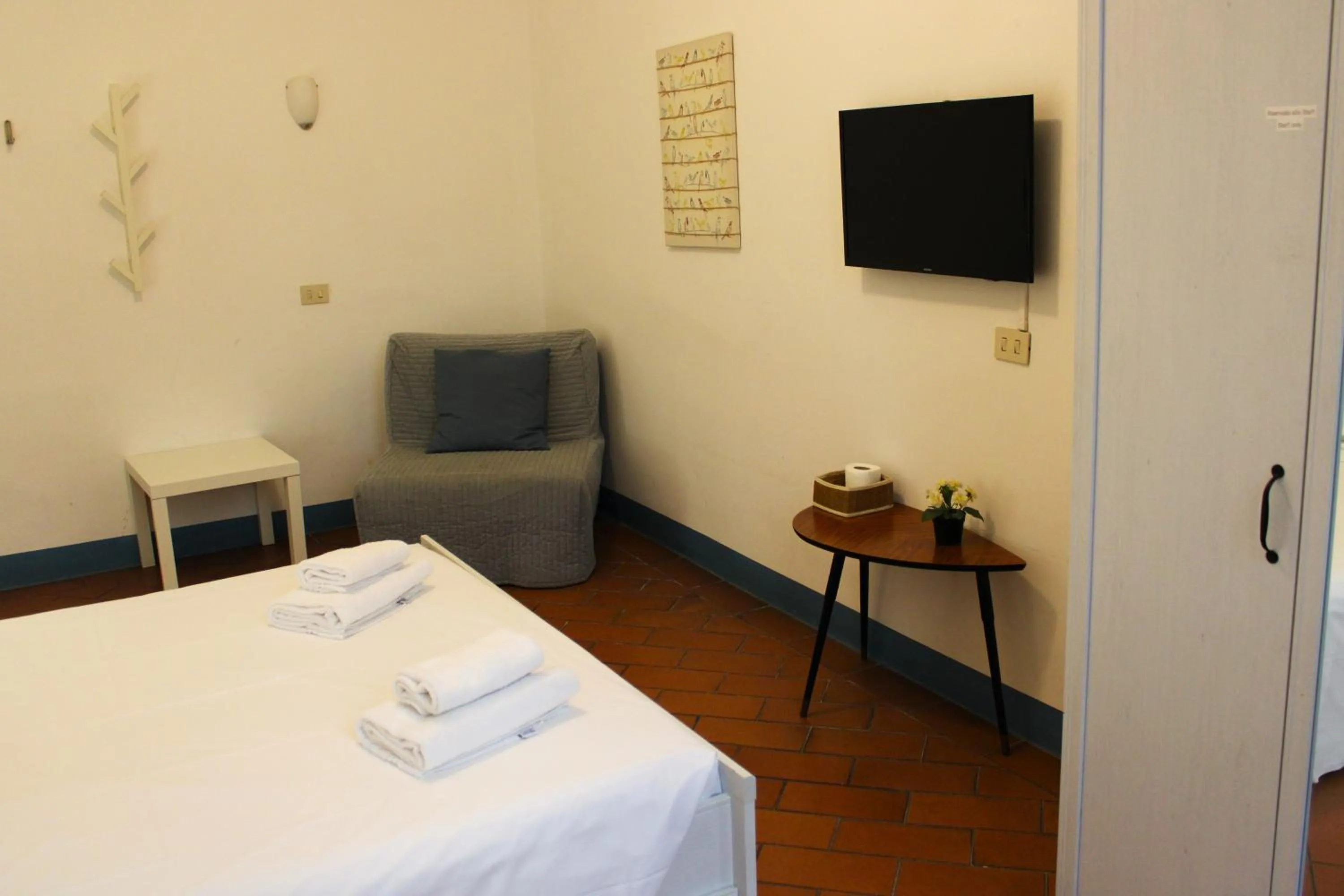 Bed in Michelangelo's Relais