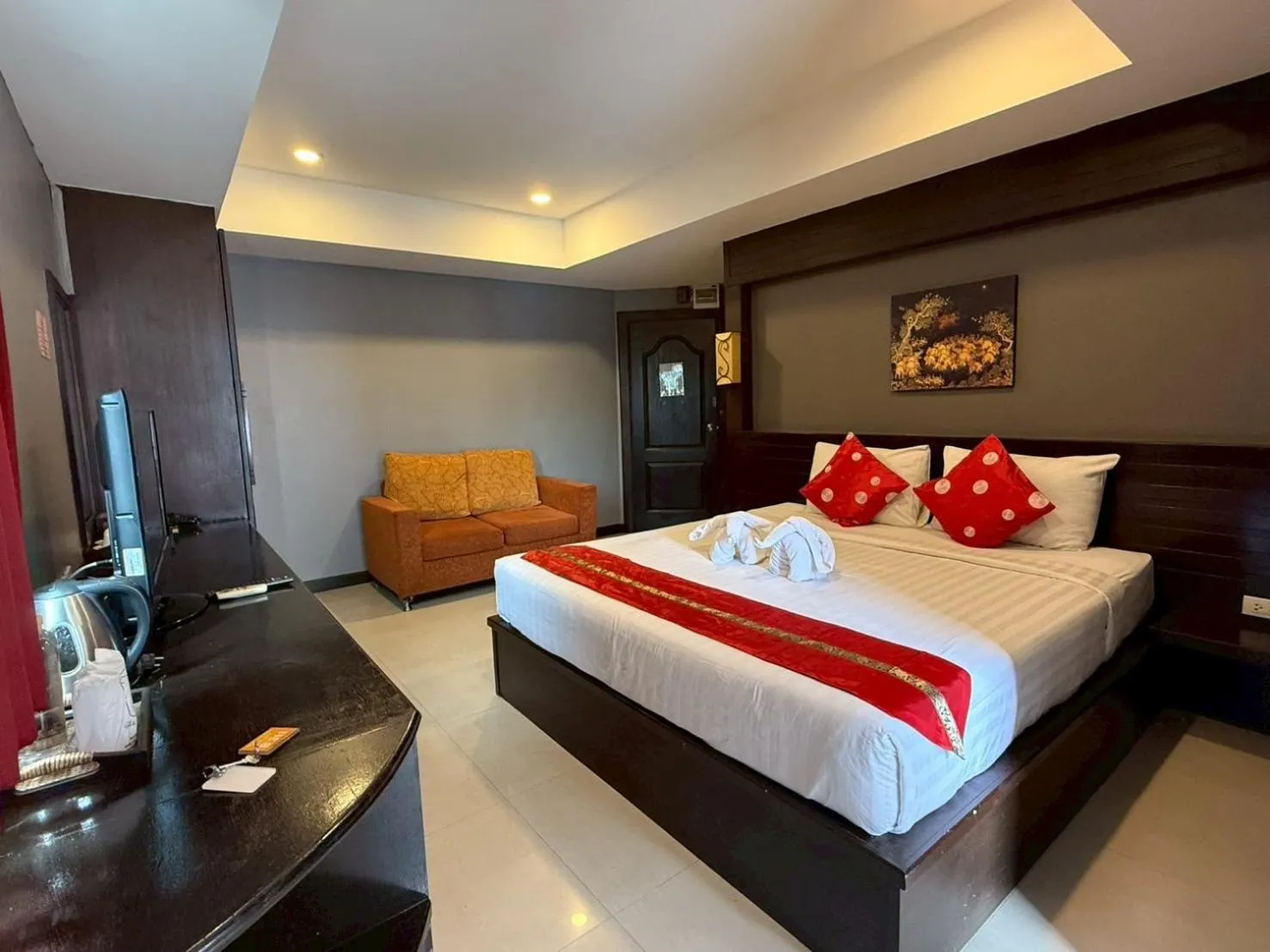 Bedroom, Bed in The Great Residence Suvarnabhumi Airport