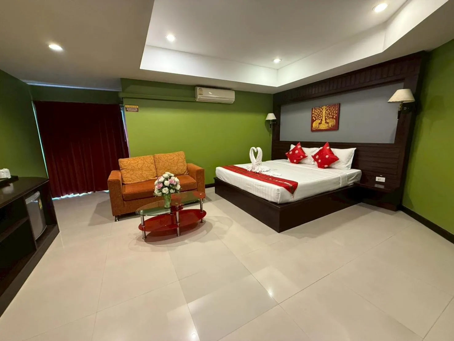 Bedroom, Bed in The Great Residence Suvarnabhumi Airport