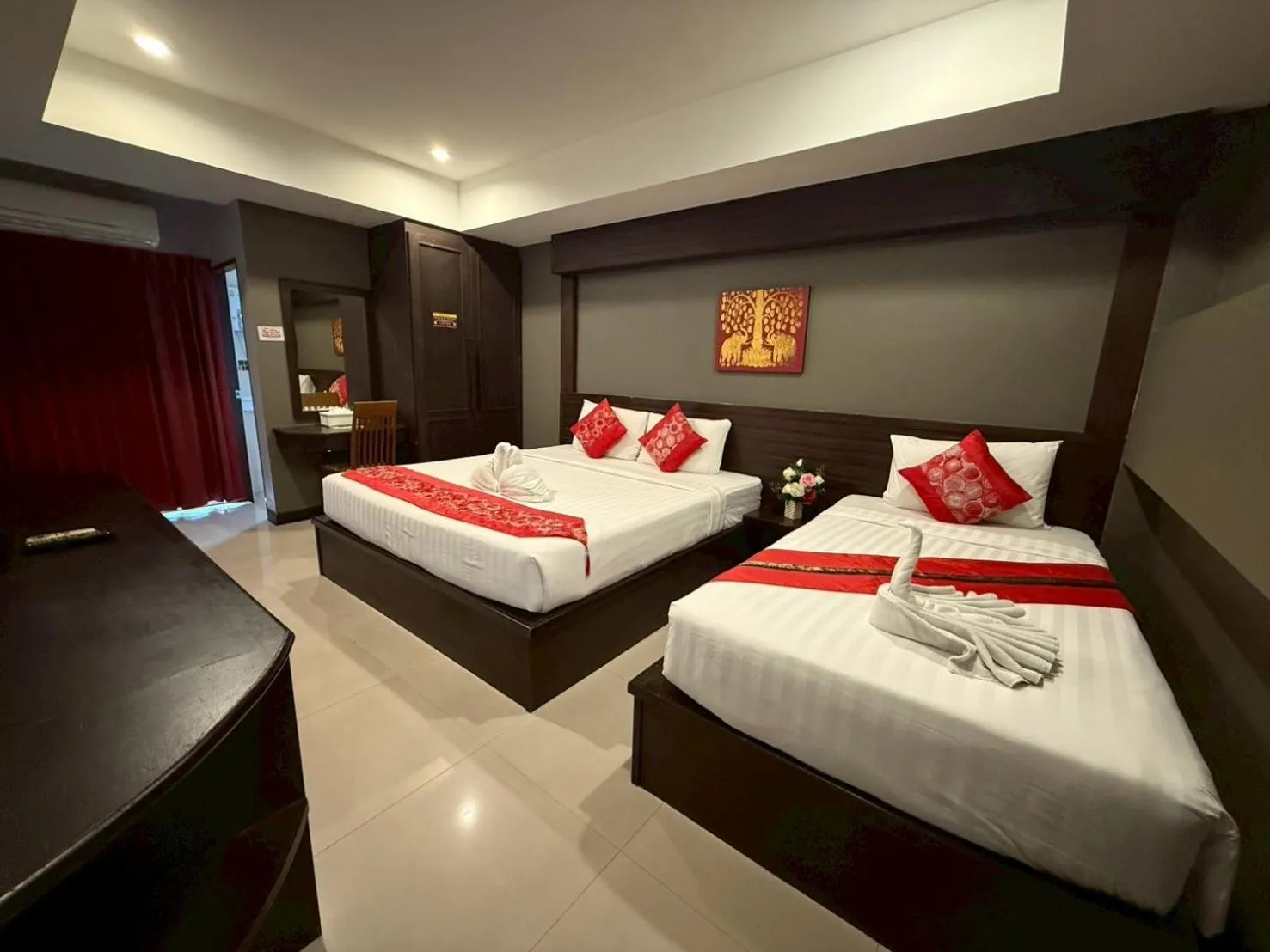 Bedroom, Bed in The Great Residence Suvarnabhumi Airport