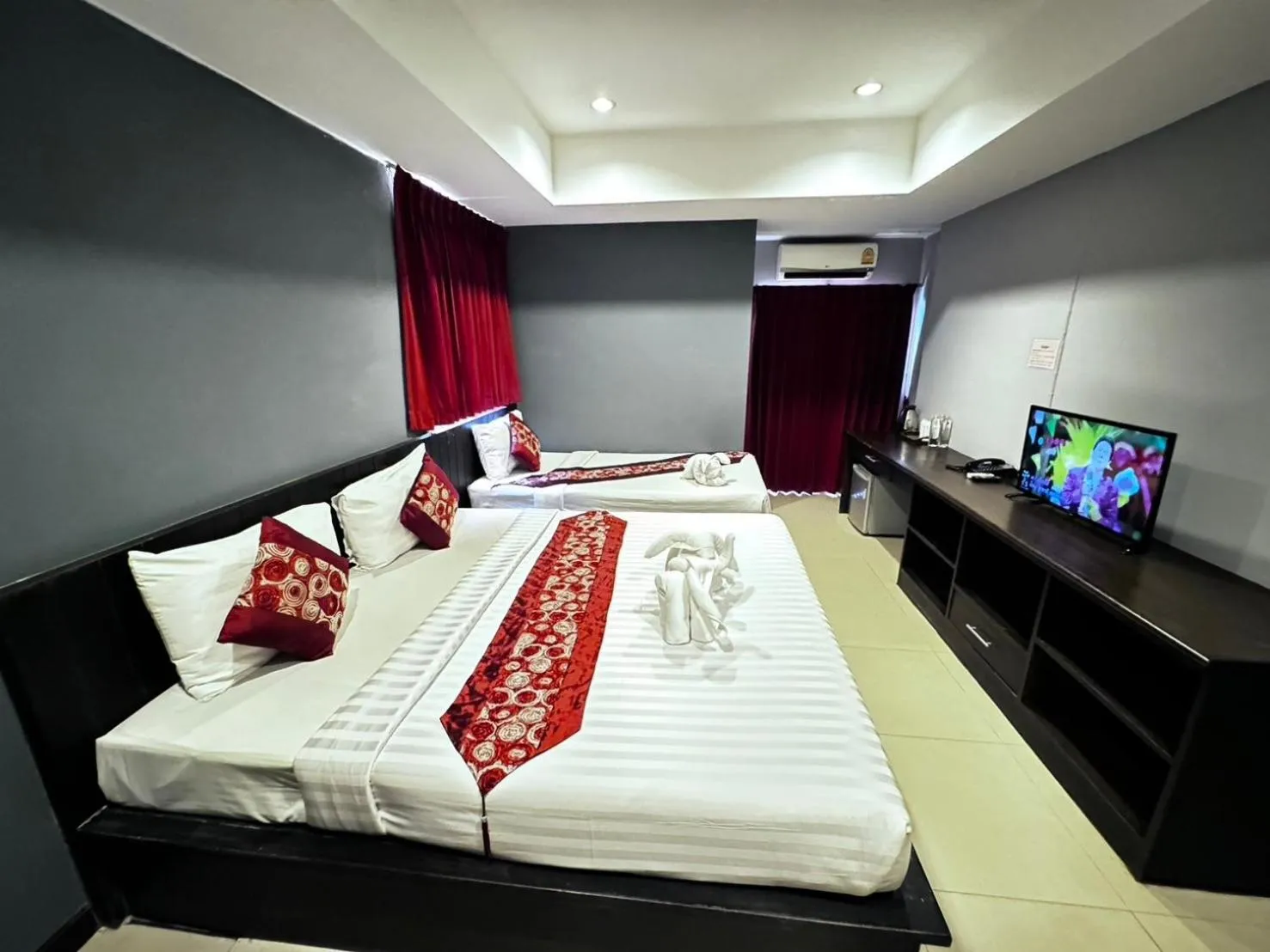 Bedroom, Bed in The Great Residence Suvarnabhumi Airport