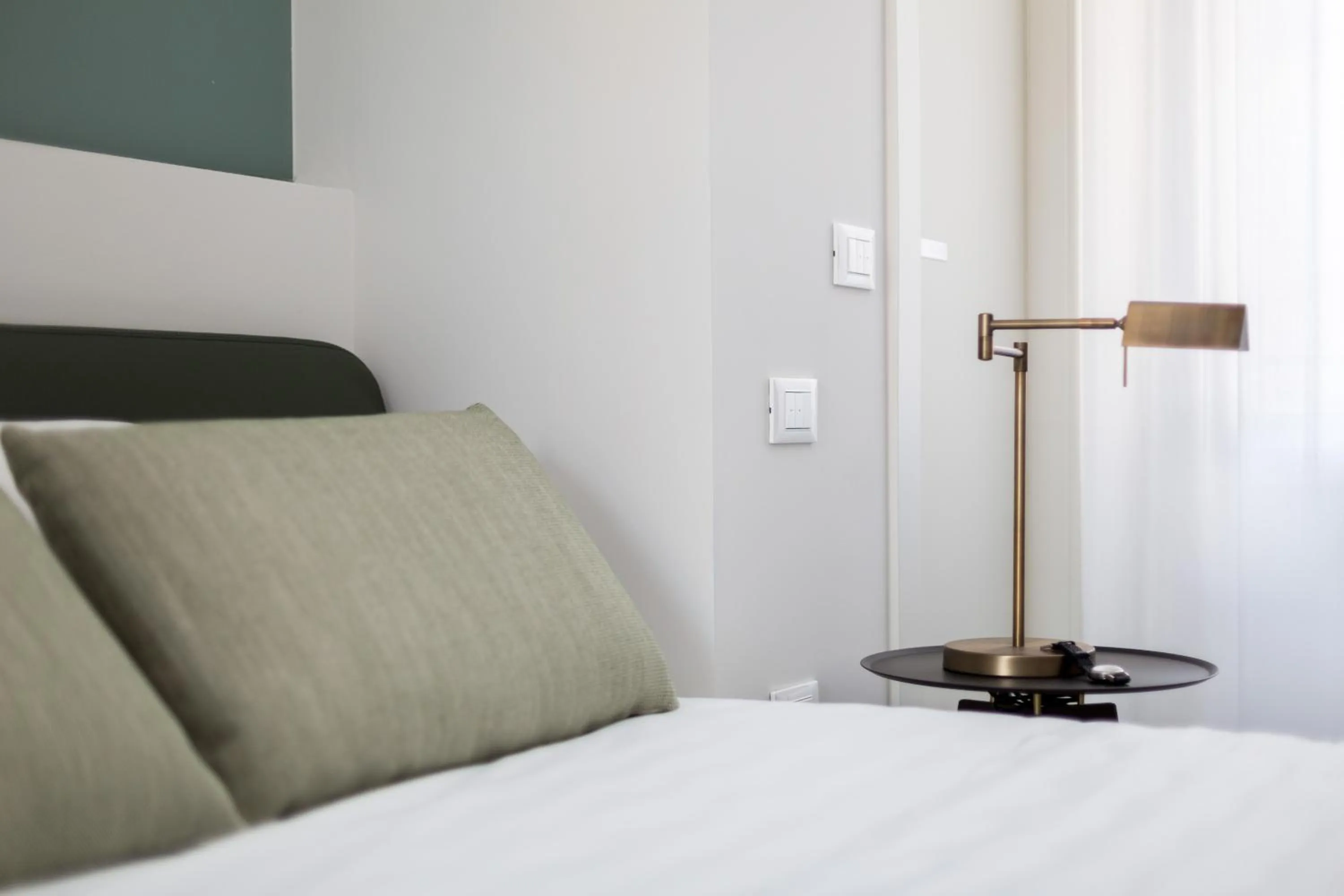 Decorative detail, Bed in Relais Luce Florence