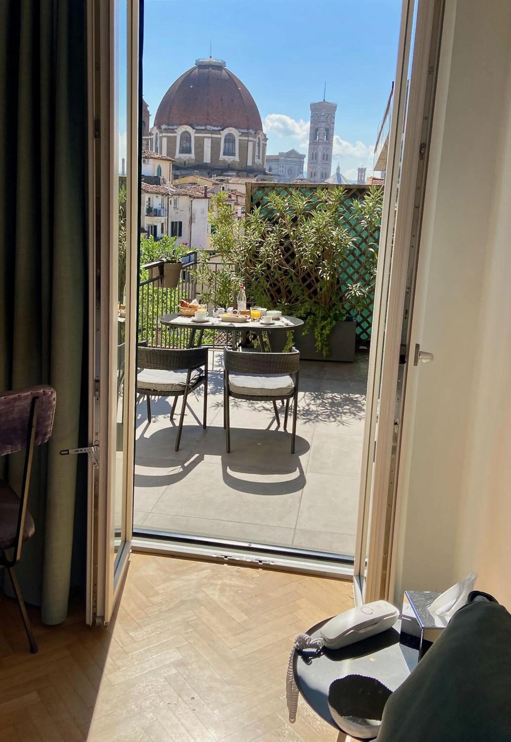 Balcony/Terrace in Relais Luce Florence