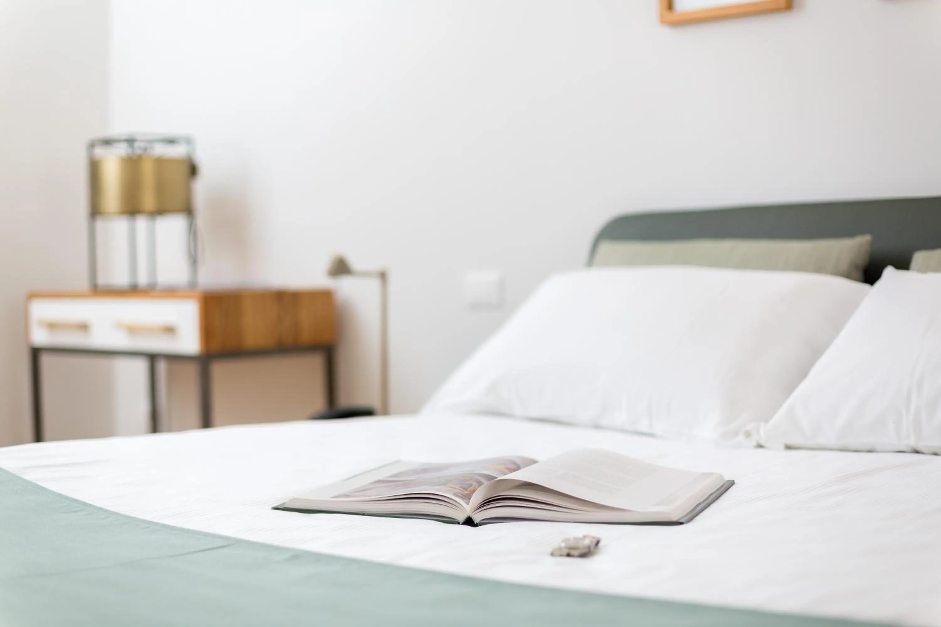 Decorative detail, Bed in Relais Luce Florence