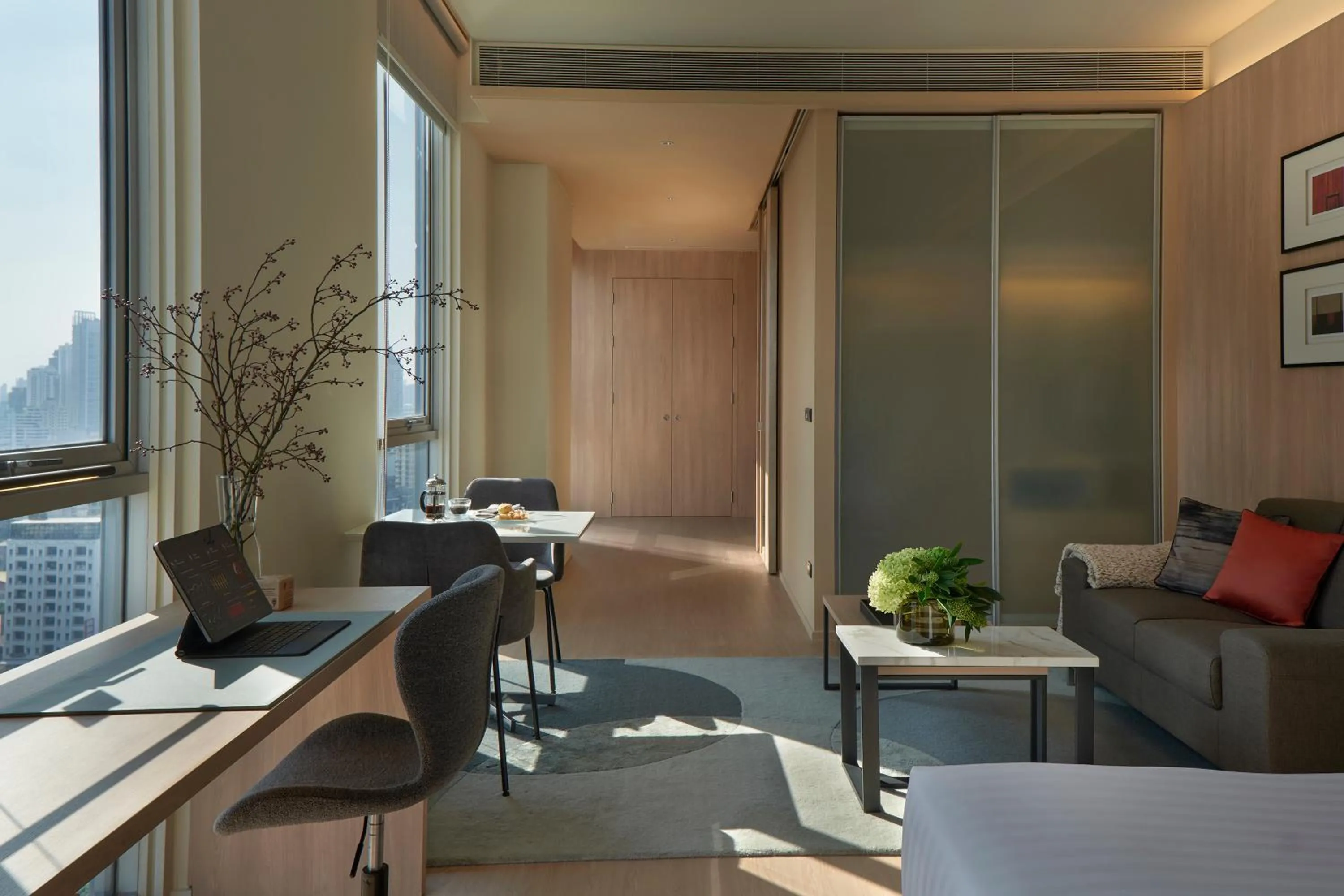 Seating area in Somerset Sukhumvit Thonglor Bangkok