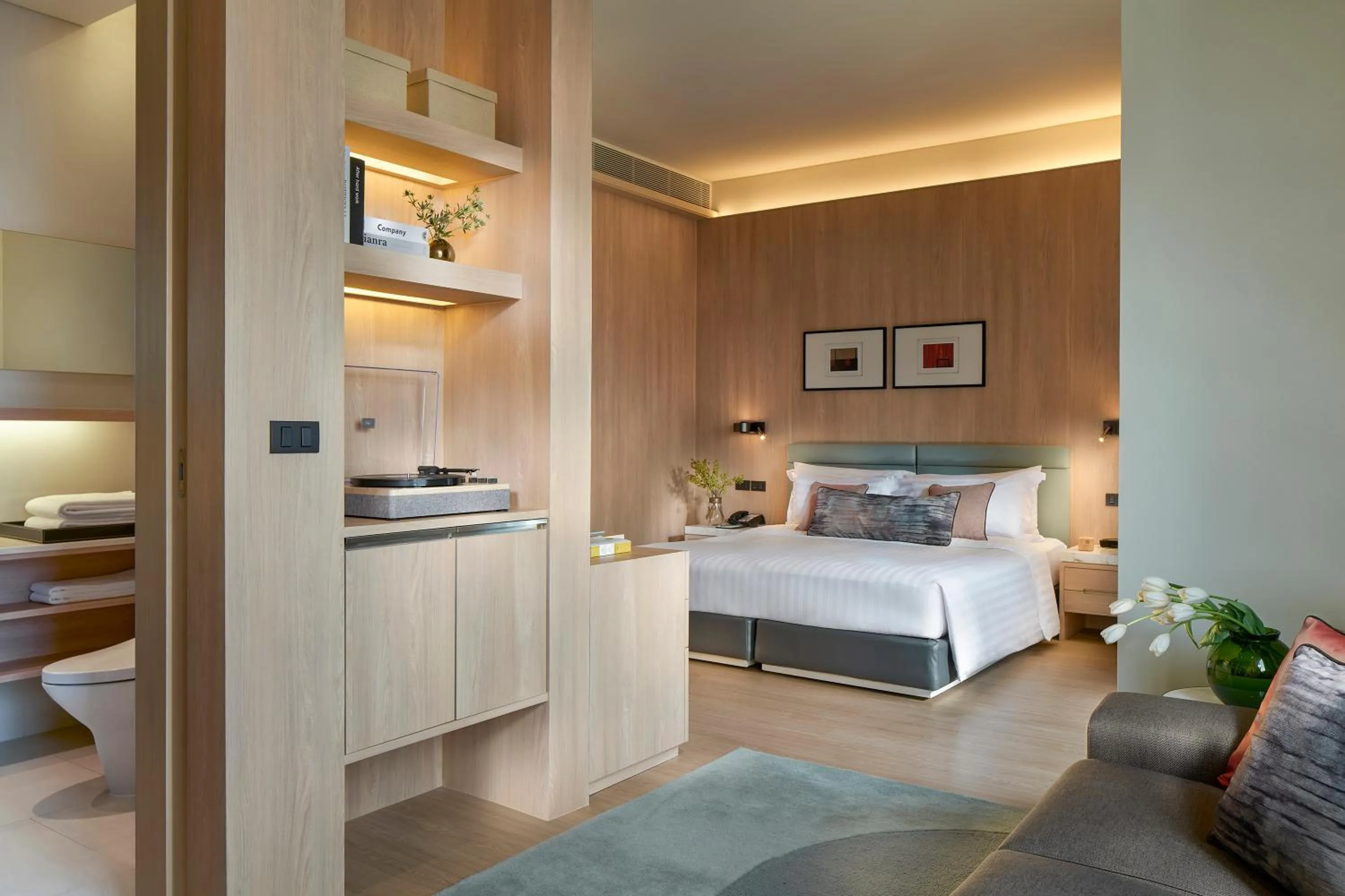 Bed in Somerset Sukhumvit Thonglor Bangkok