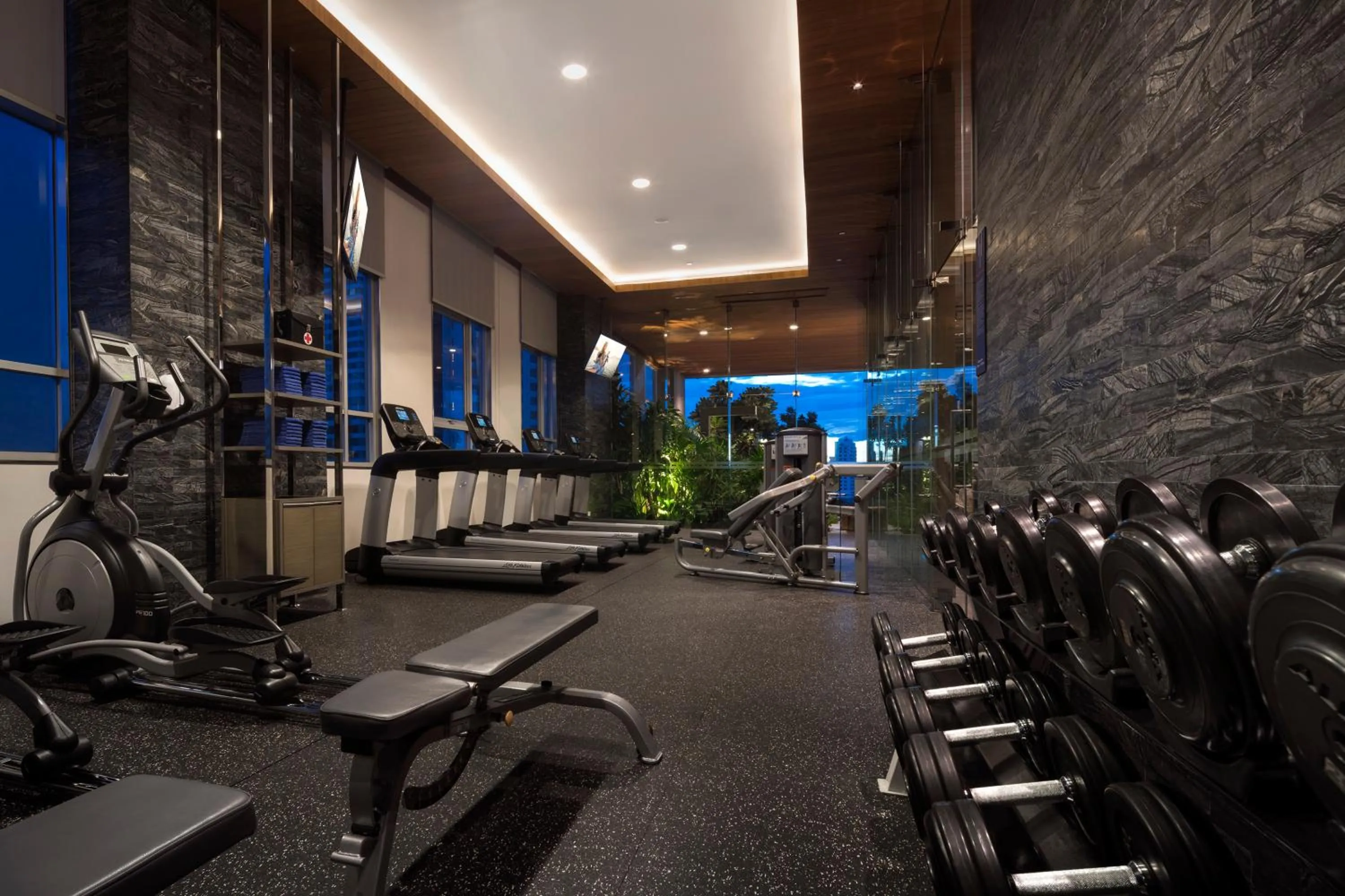 Fitness centre/facilities in Somerset Sukhumvit Thonglor Bangkok