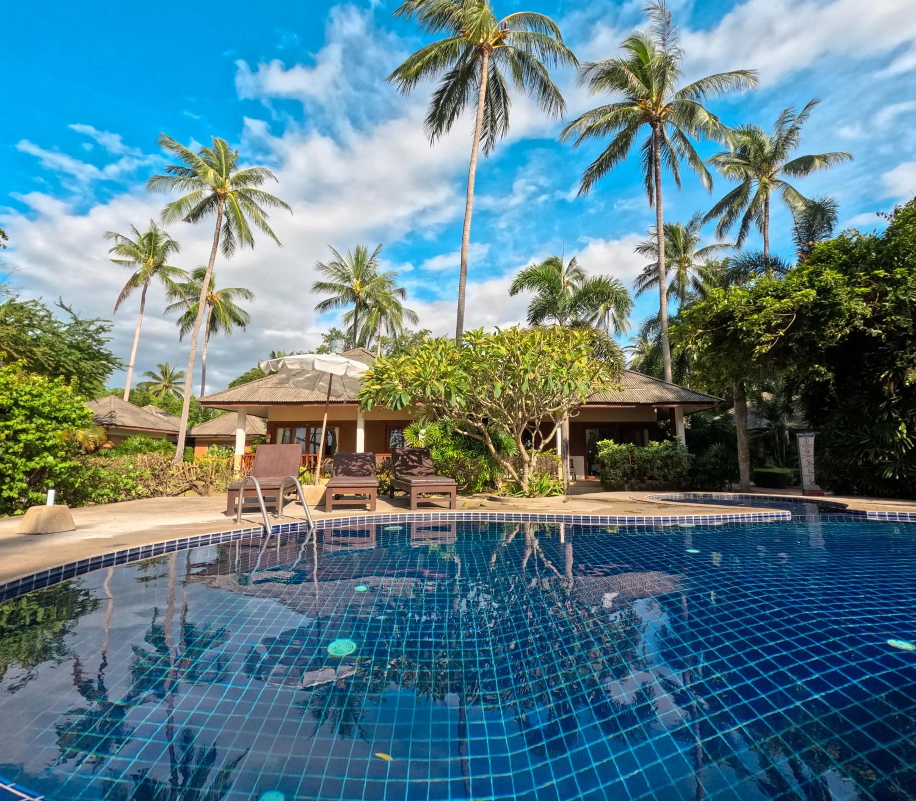 Pool view in Anahata Resort