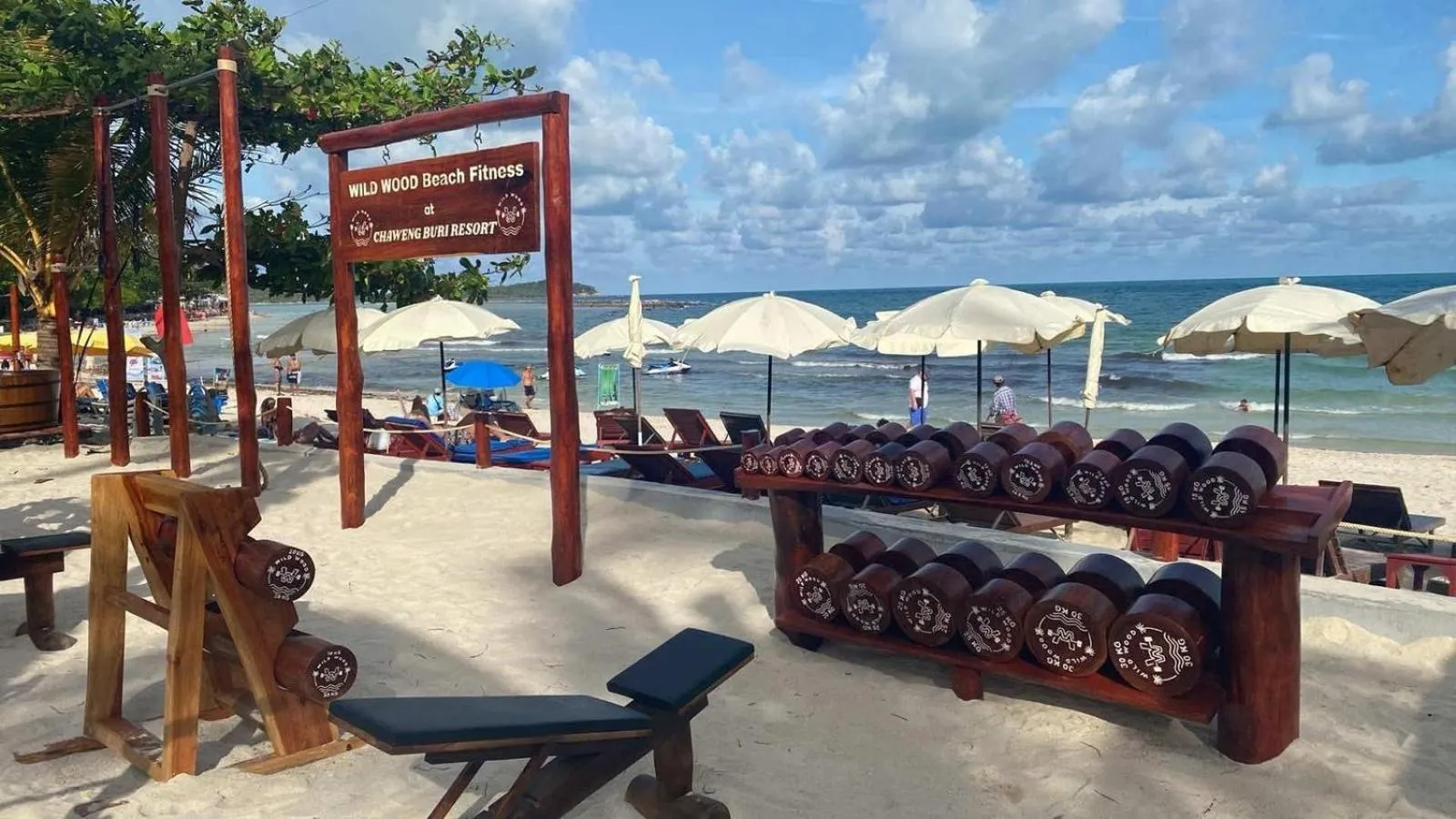 Fitness centre/facilities in Chaweng Buri Resort