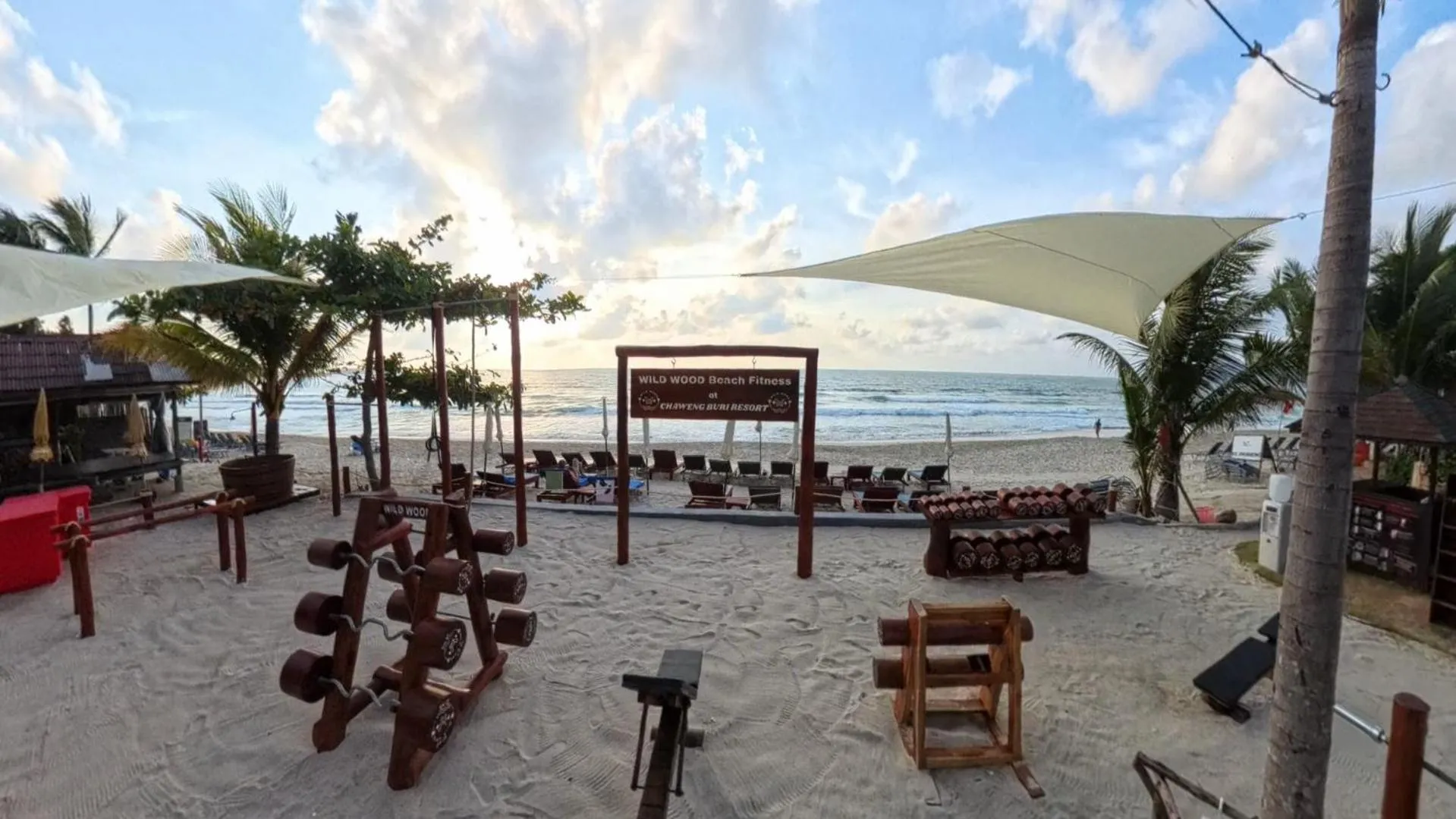 Fitness centre/facilities in Chaweng Buri Resort