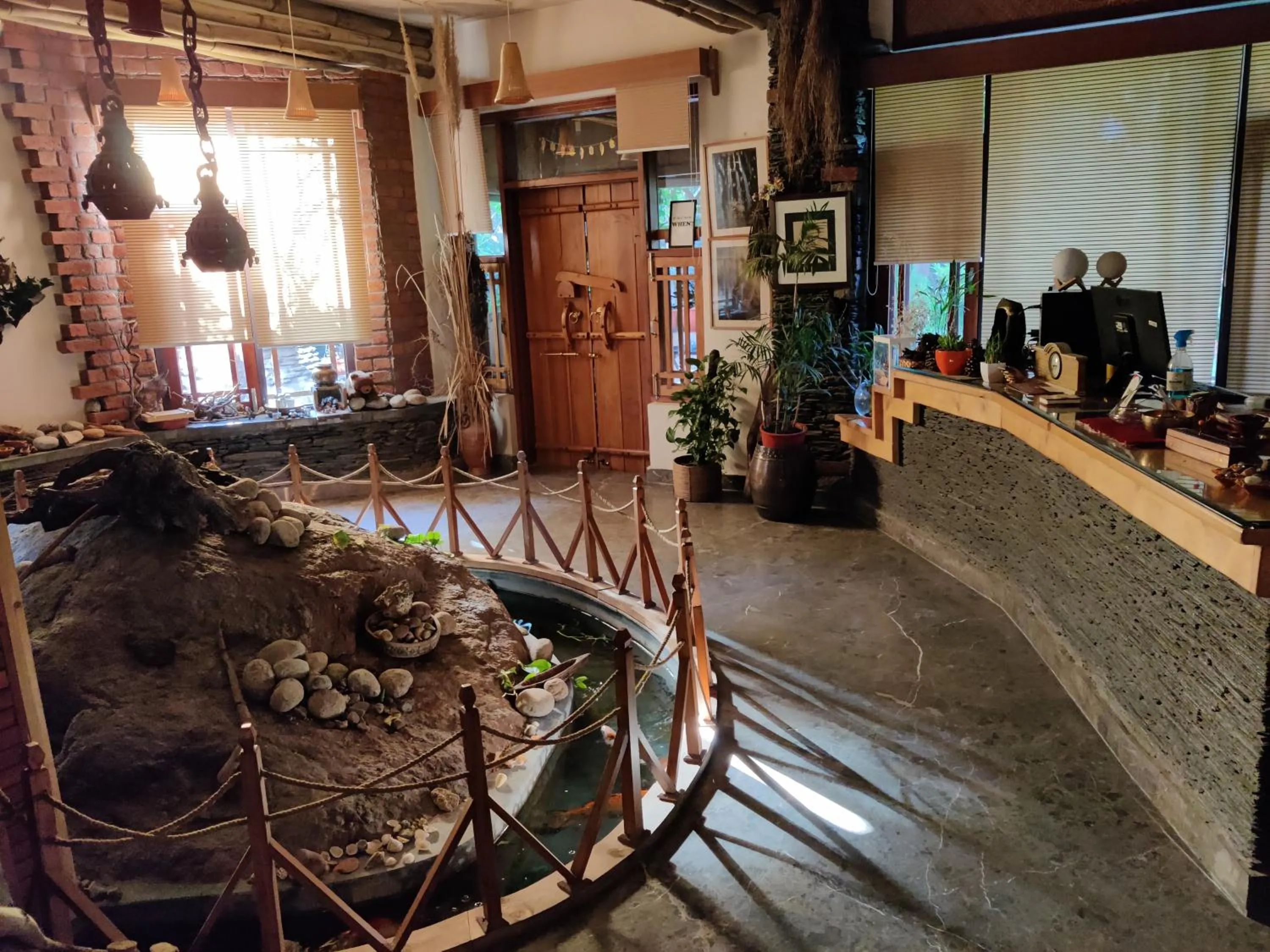 Lobby or reception in The Divine Hima