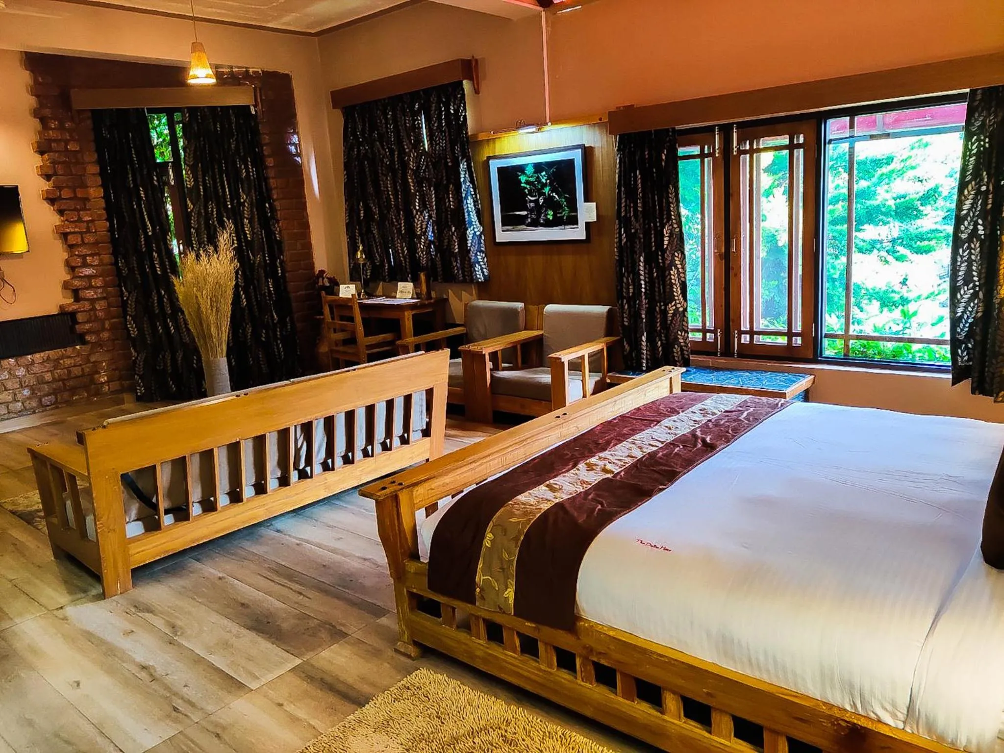 Bedroom in The Divine Hima