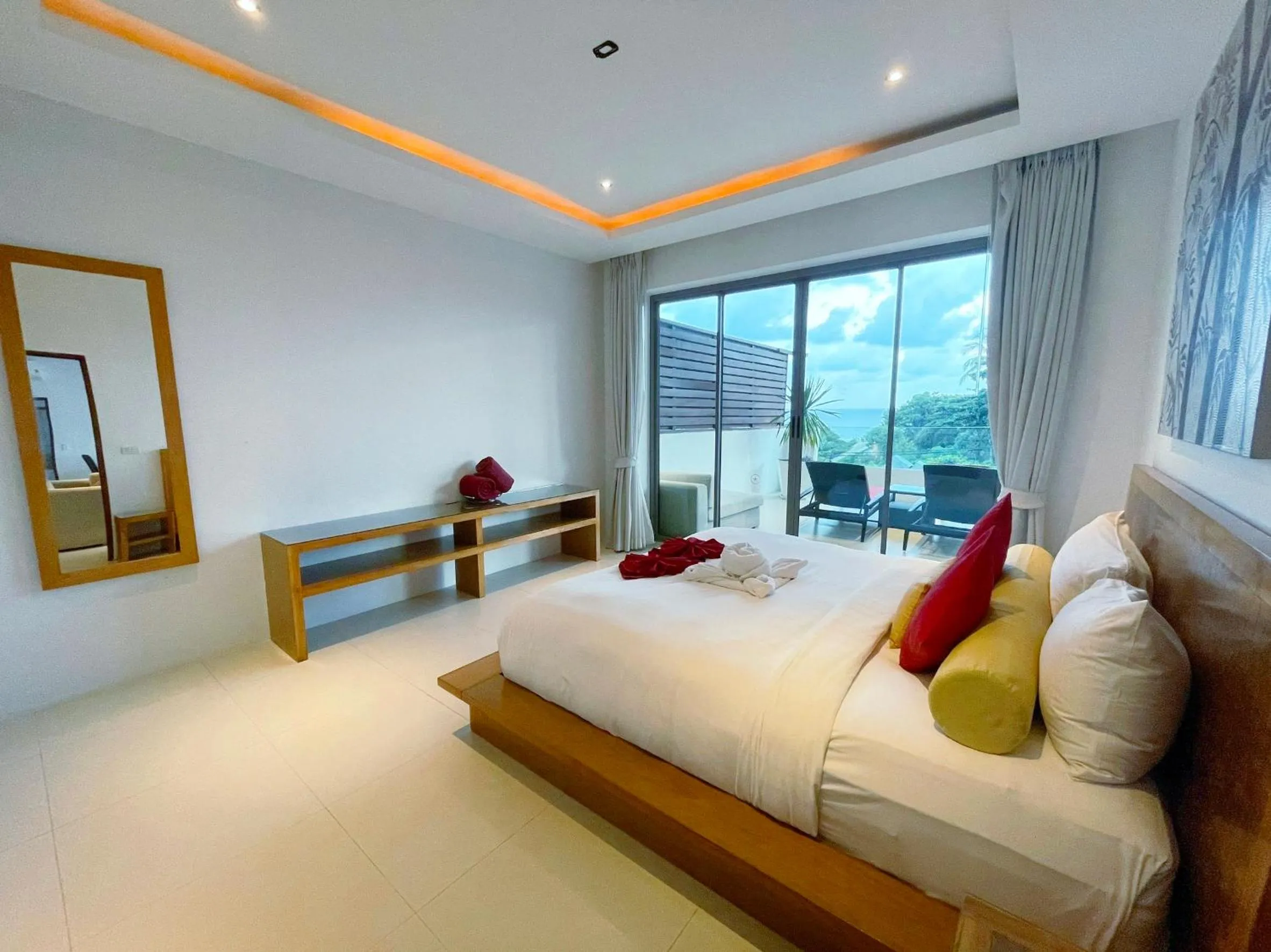 Bedroom, Bed in Beach Republic Koh Samui