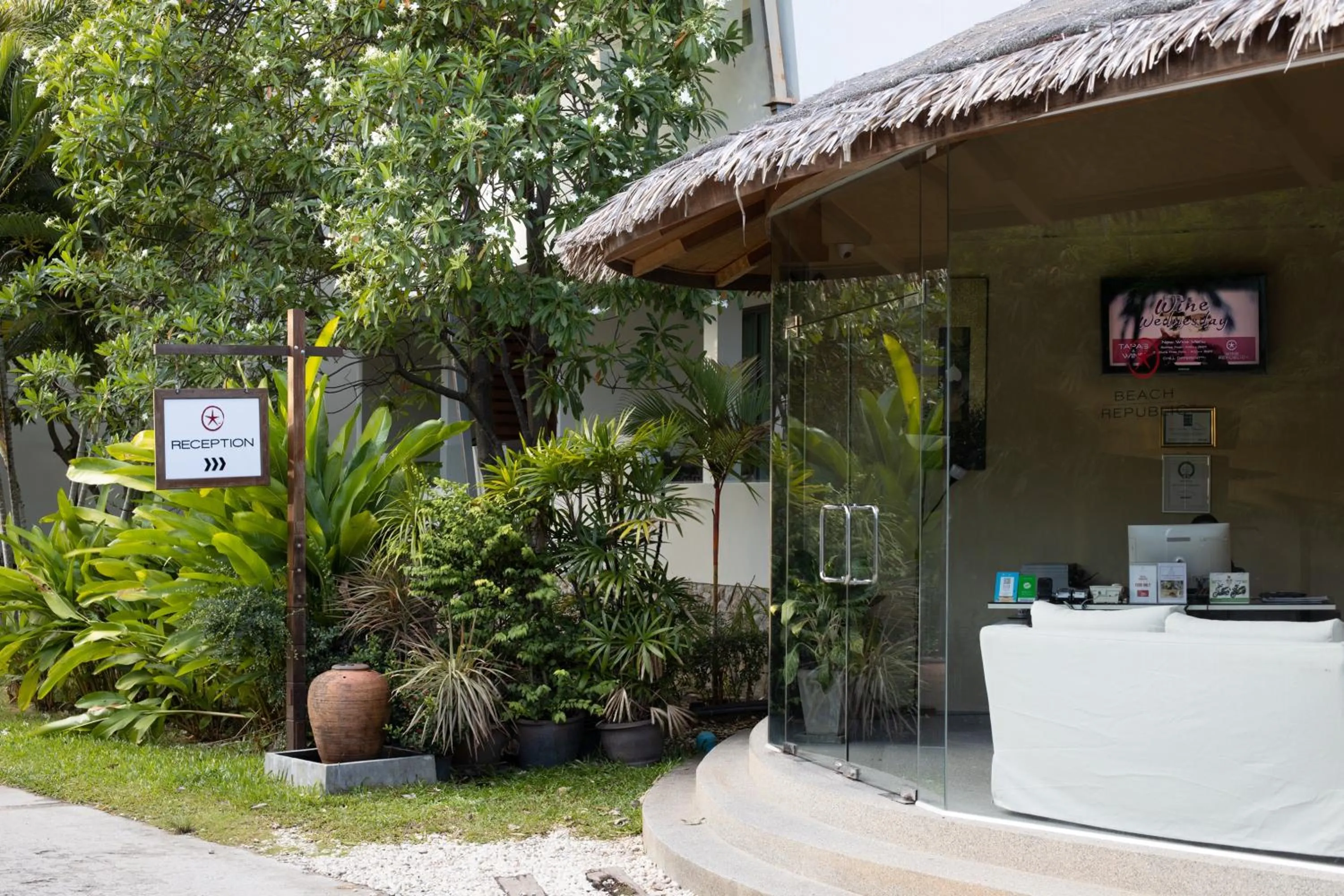 Lobby or reception in Beach Republic Koh Samui