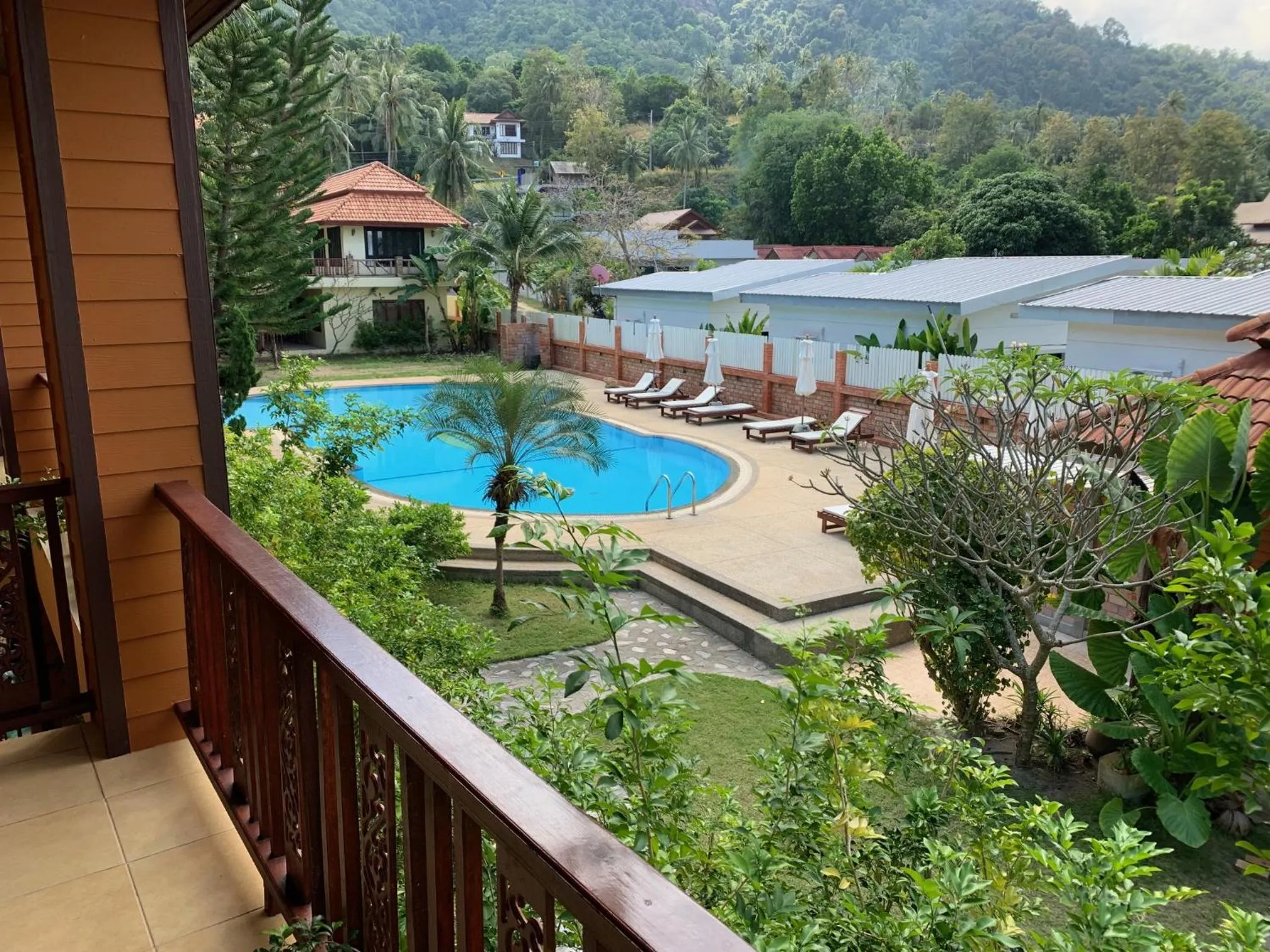Pool view in Havana Beach Resort Phangan