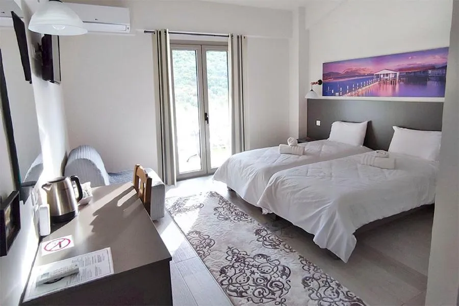 Bed in Socrates Organic Village - Wild Olive