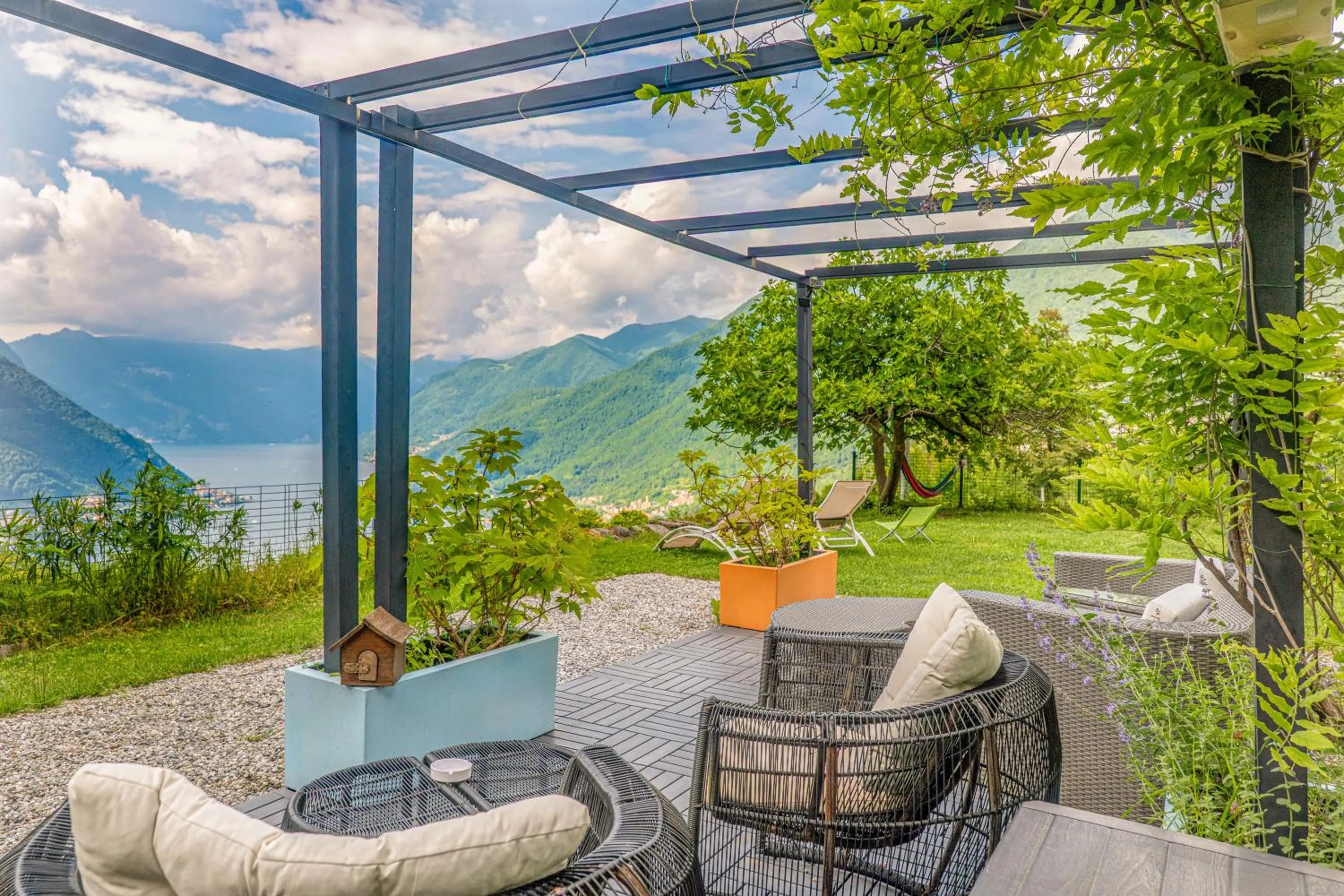 Garden view in Essentia Guest House