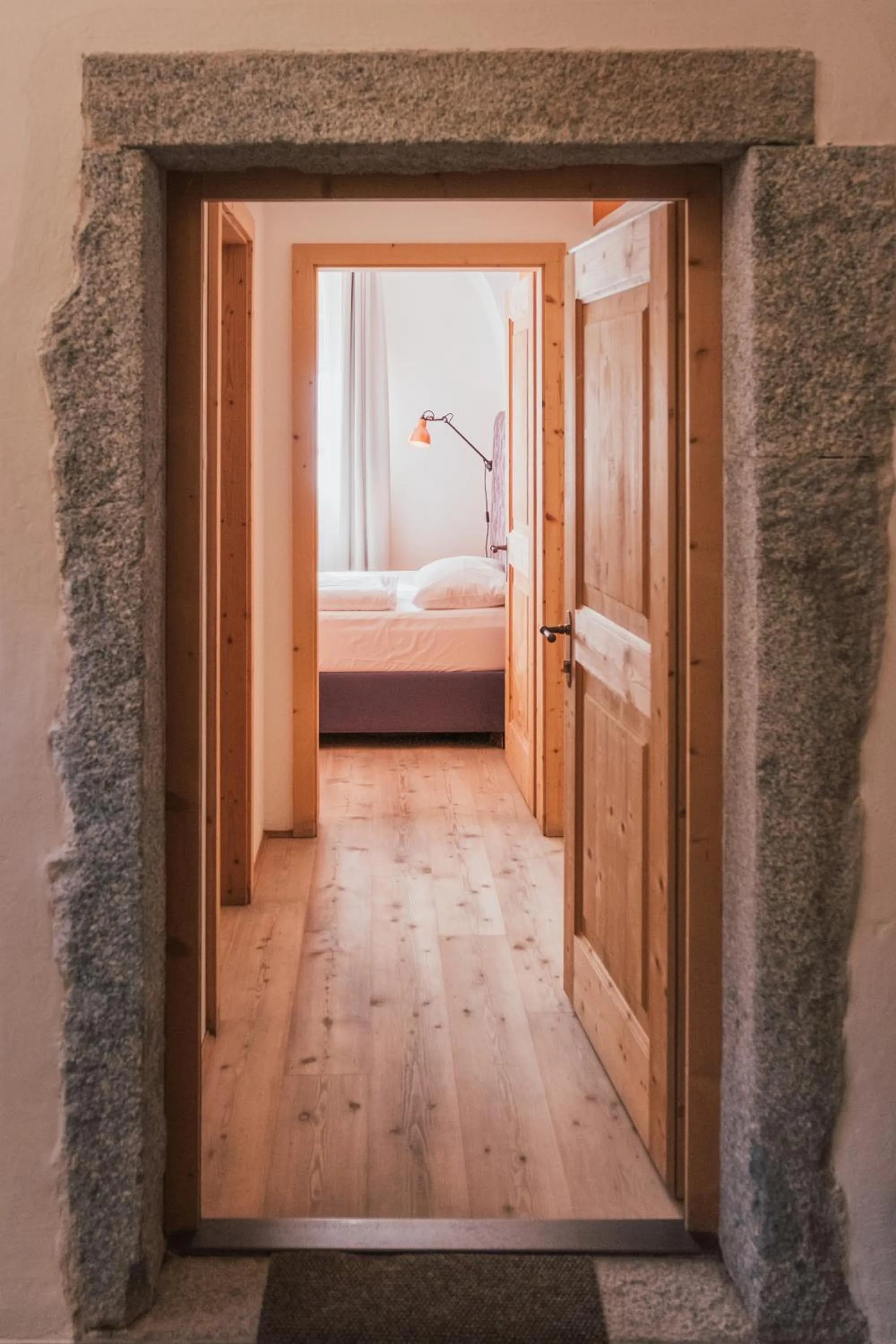 Bedroom, Bed in Residence Traube