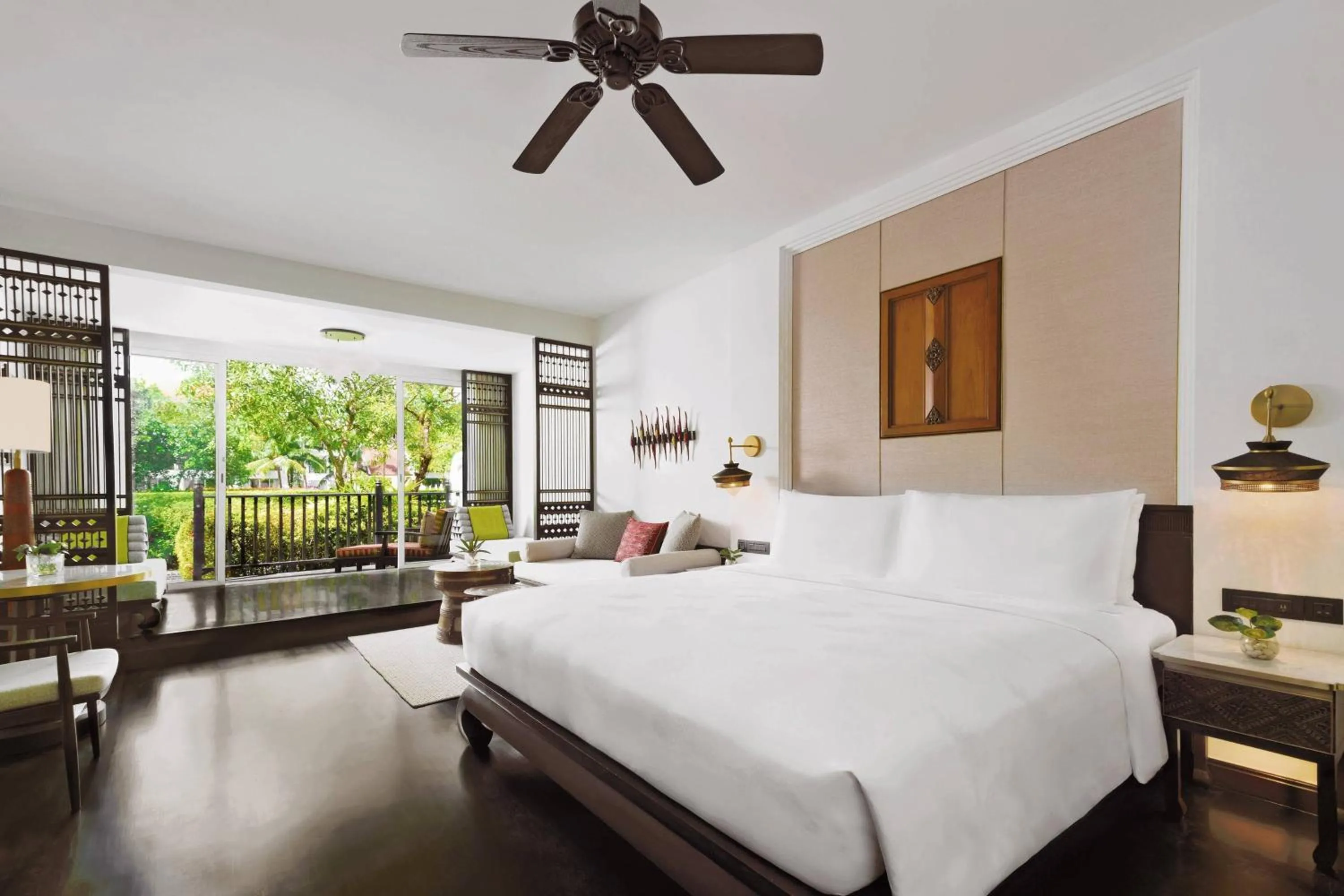 Swimming pool, Bed in JW Marriott Khao Lak Resort and Spa