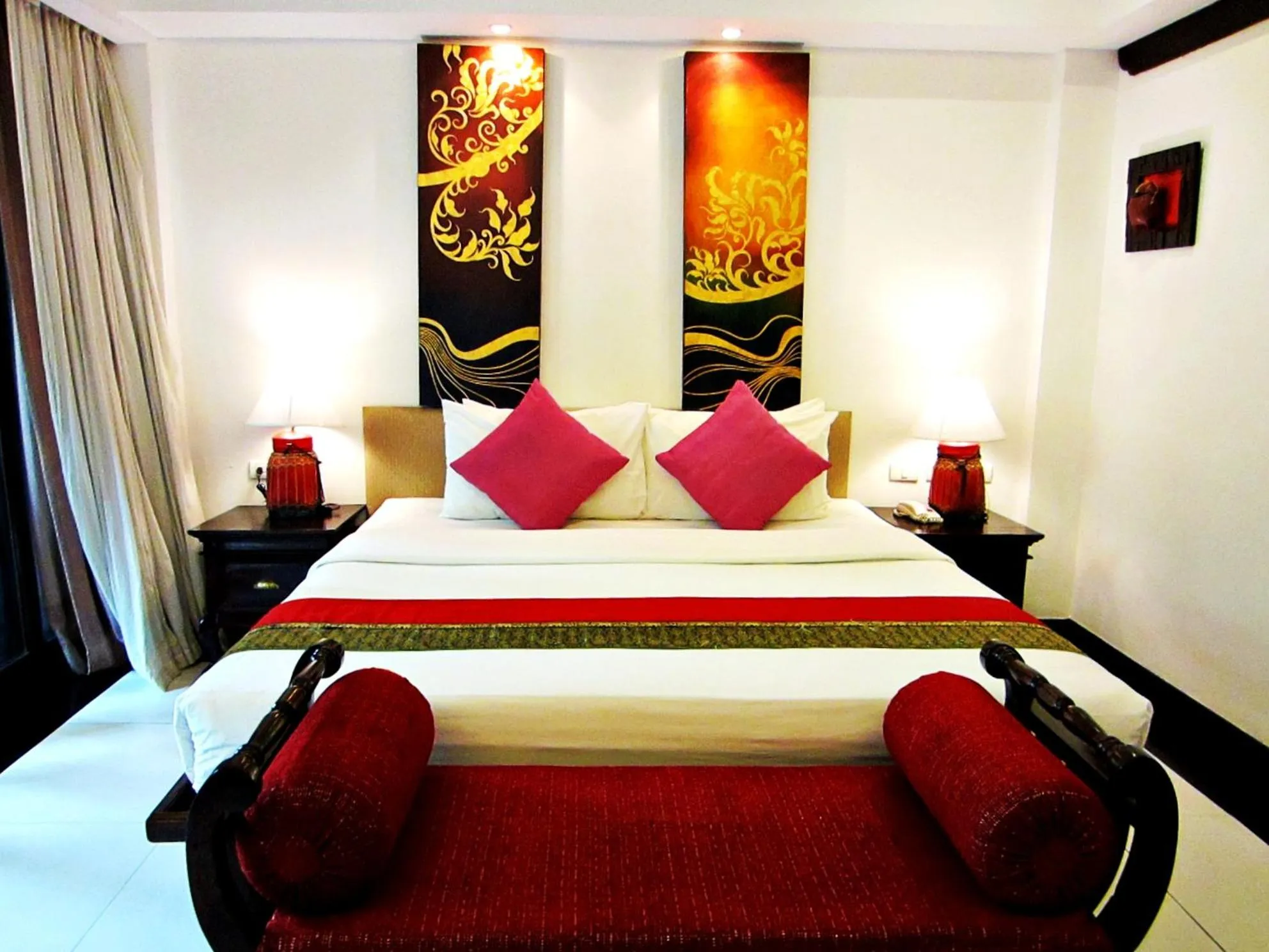Bed in Yantarasri Resort