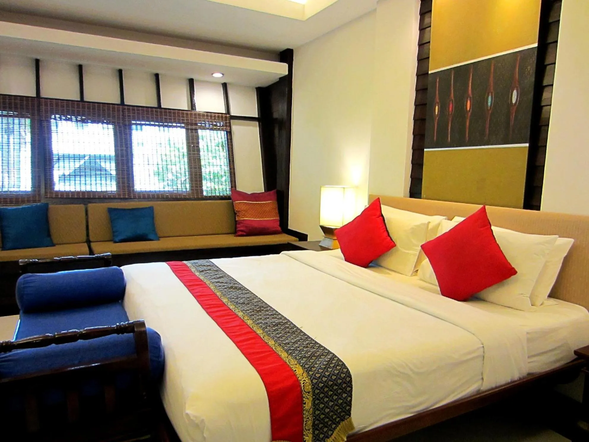 Bed in Yantarasri Resort