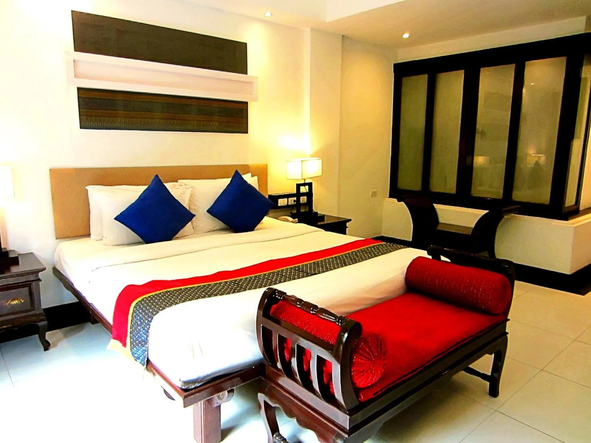 Bed in Yantarasri Resort