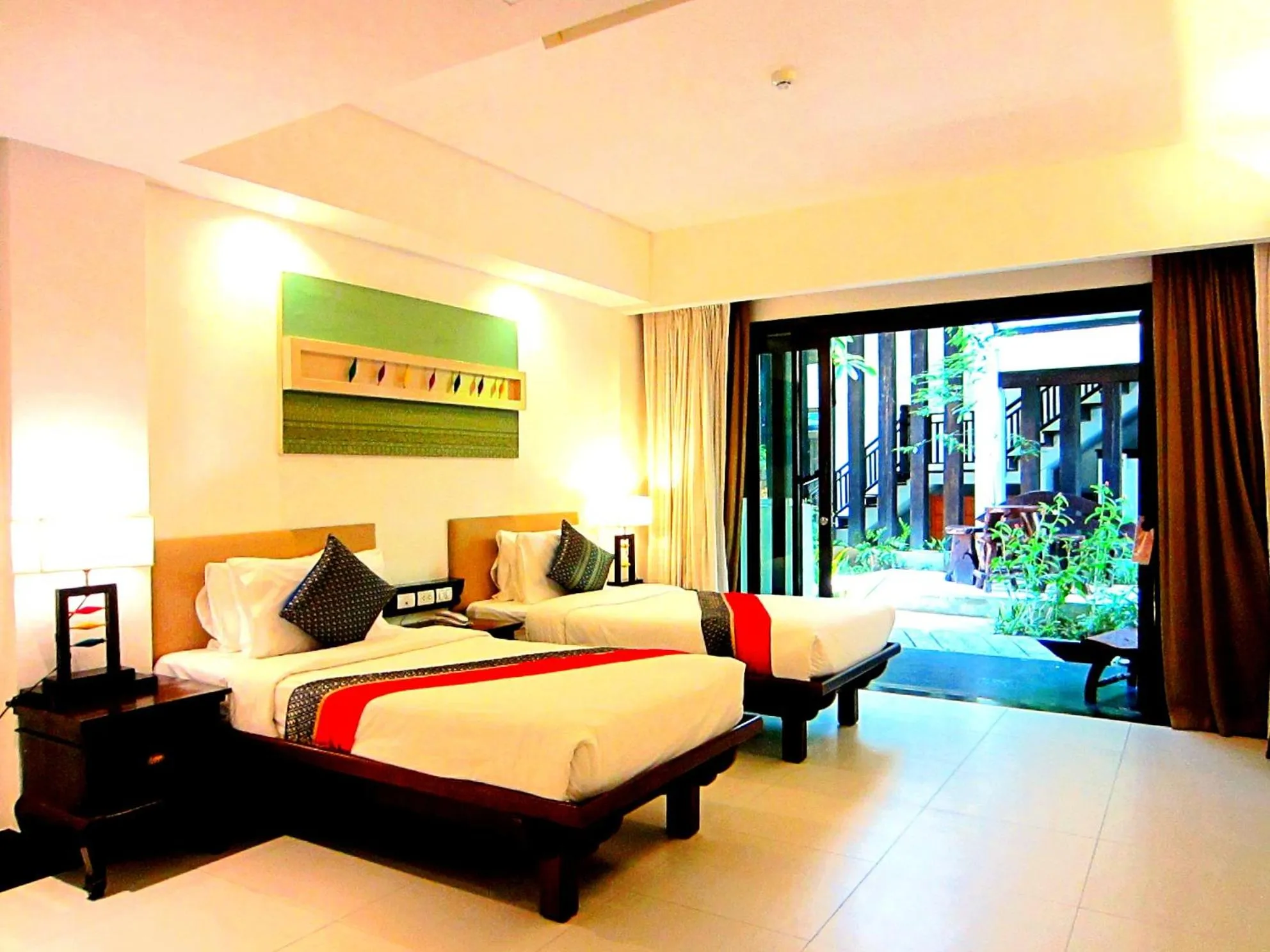 Bed in Yantarasri Resort