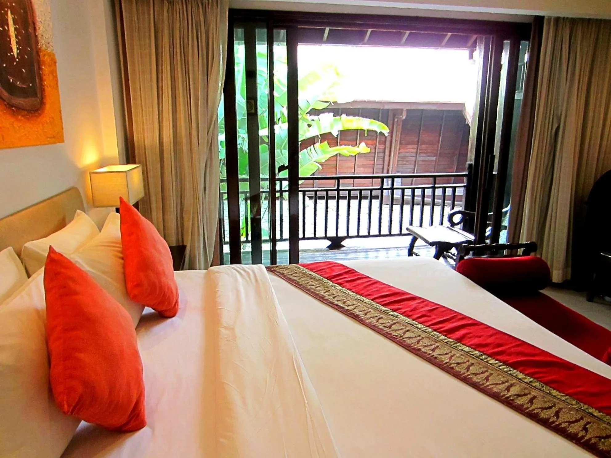 Bed in Yantarasri Resort