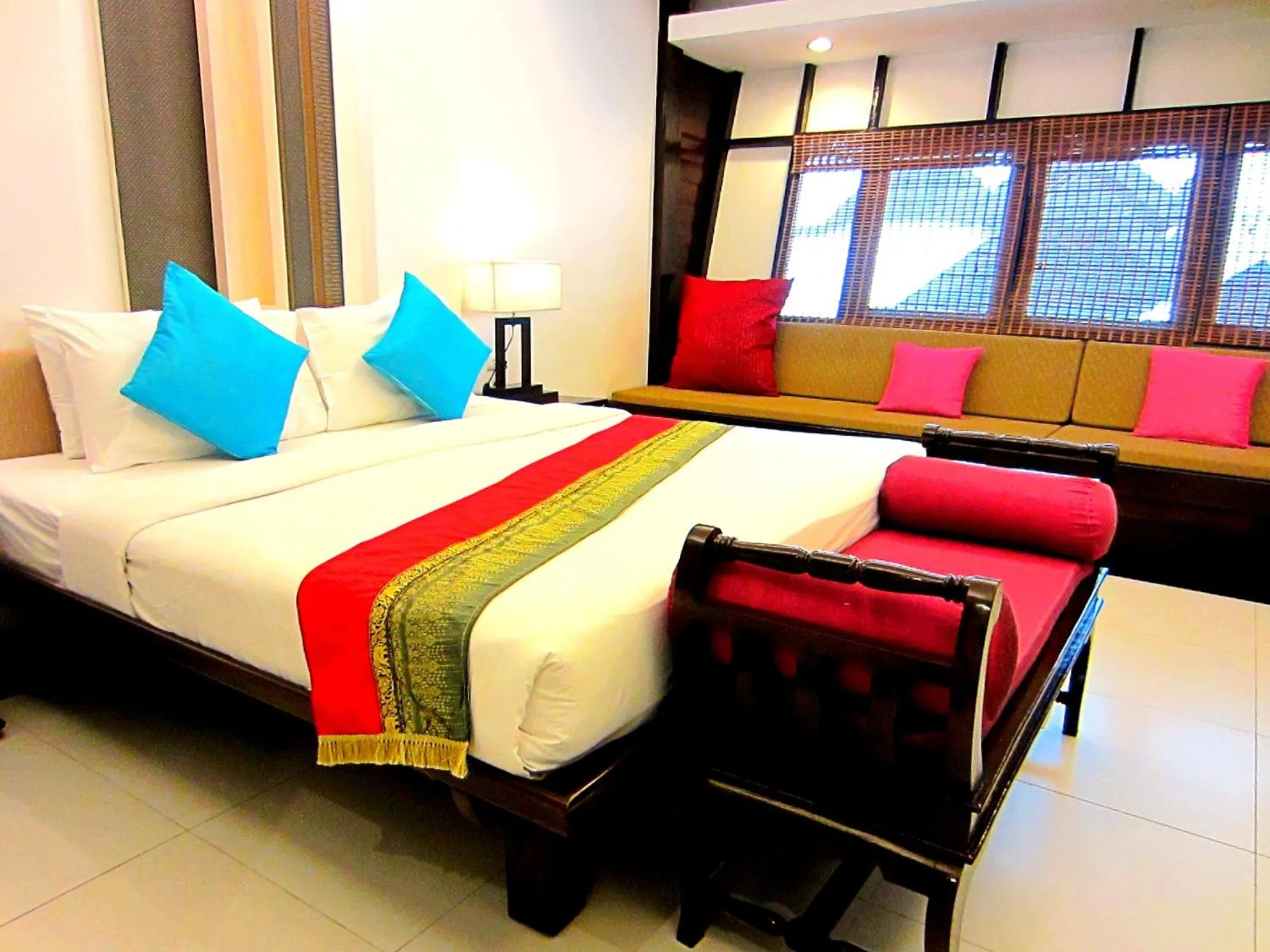 Bed in Yantarasri Resort