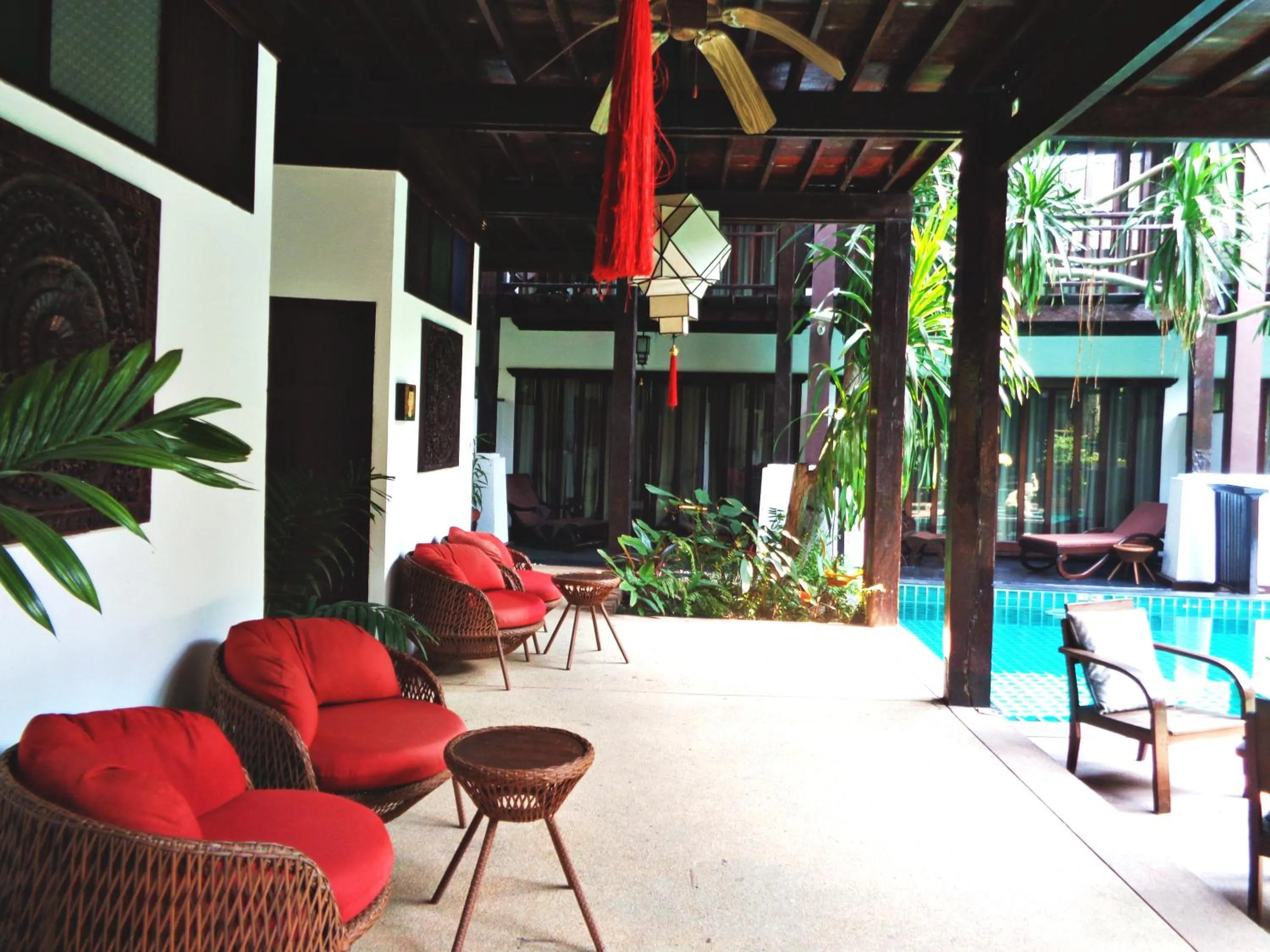 Seating area in Yantarasri Resort