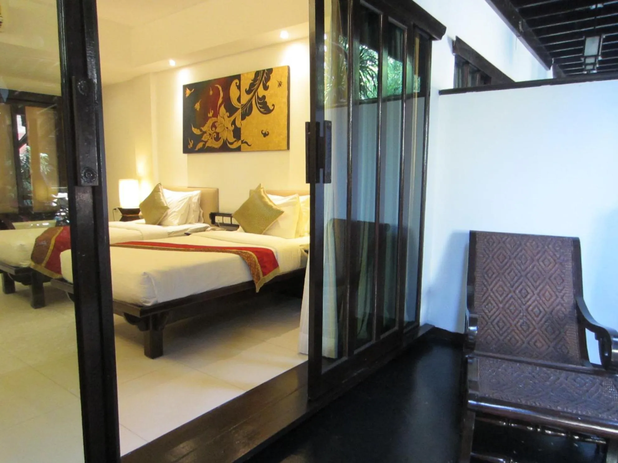 Bed in Yantarasri Resort