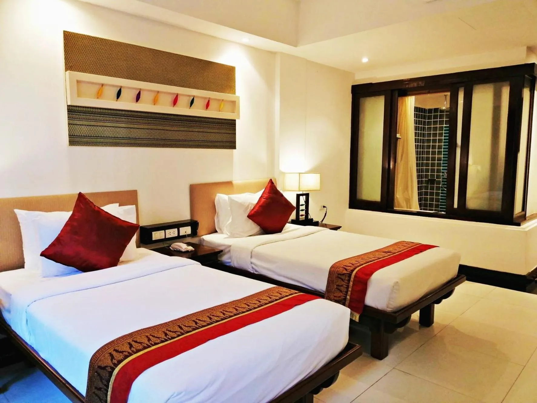 Bed in Yantarasri Resort