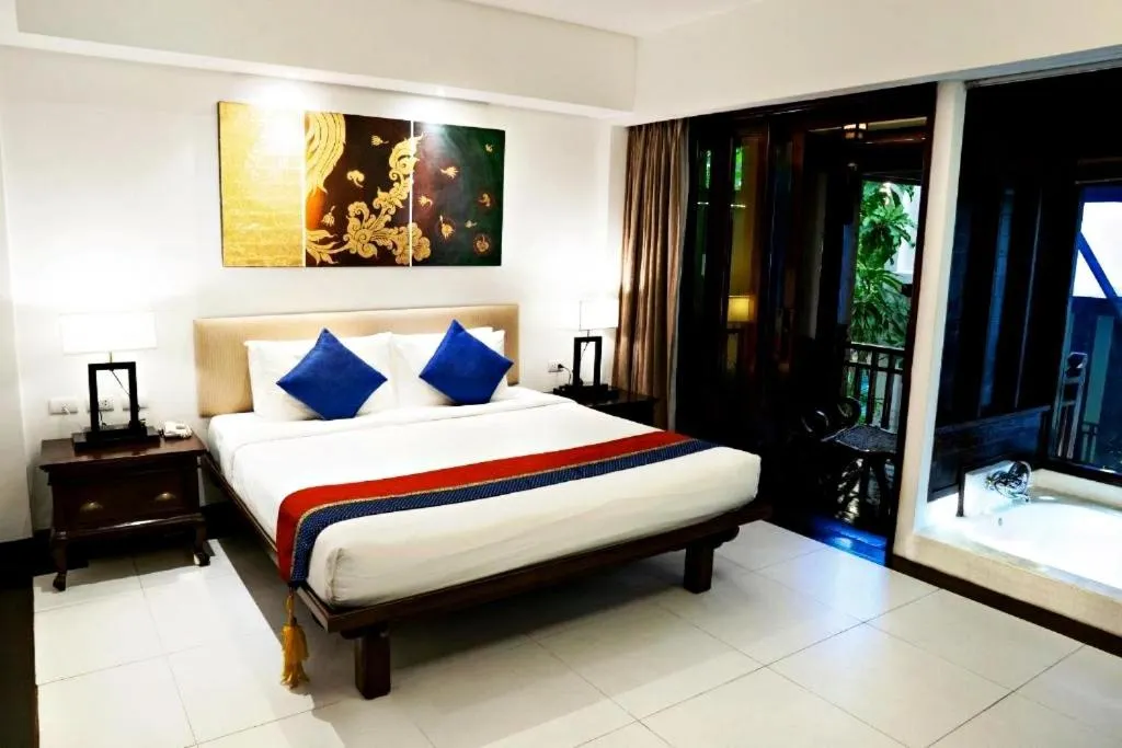 Bed in Yantarasri Resort