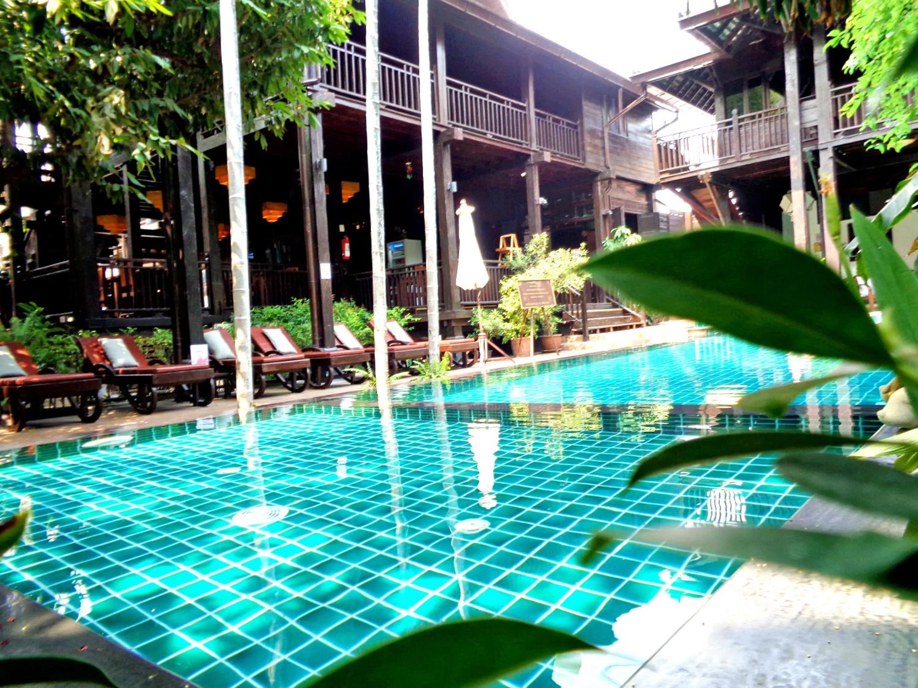 Pool view in Yantarasri Resort