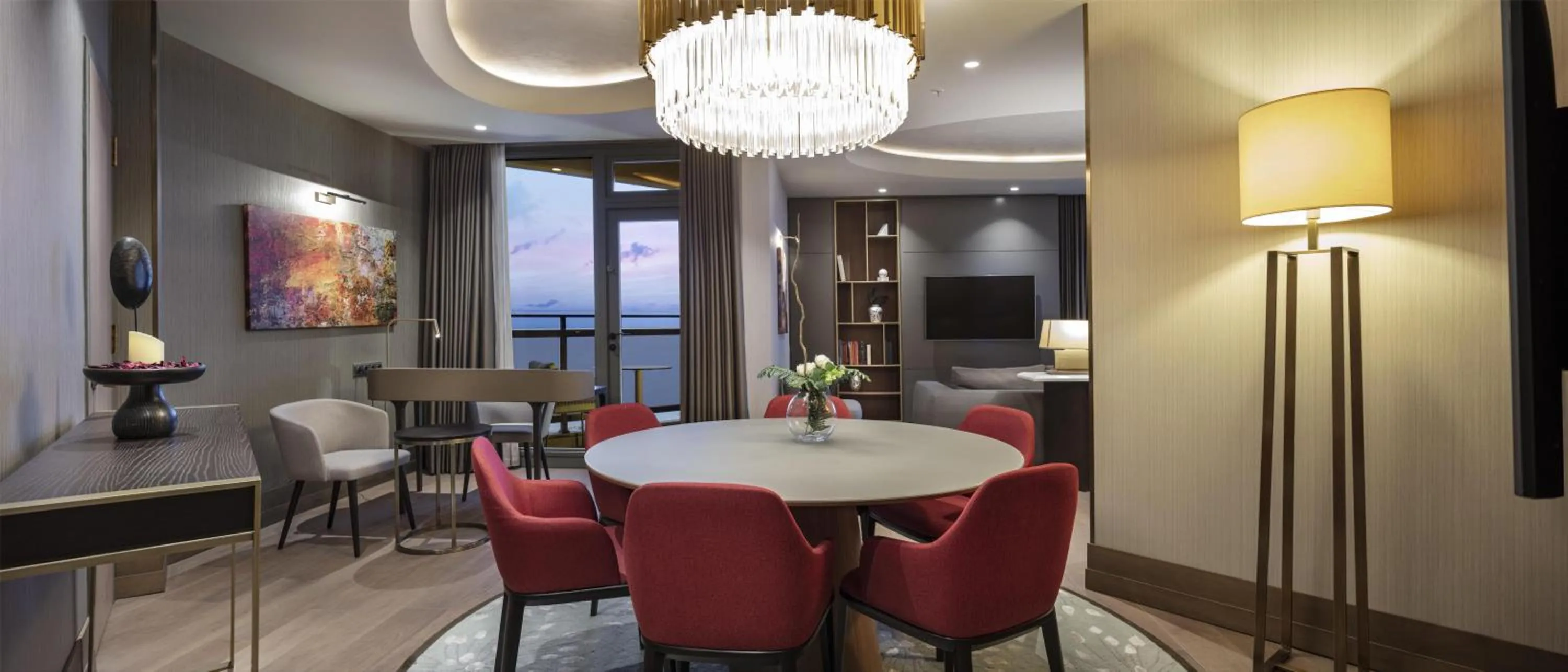 Living room in Mersin HiltonSA