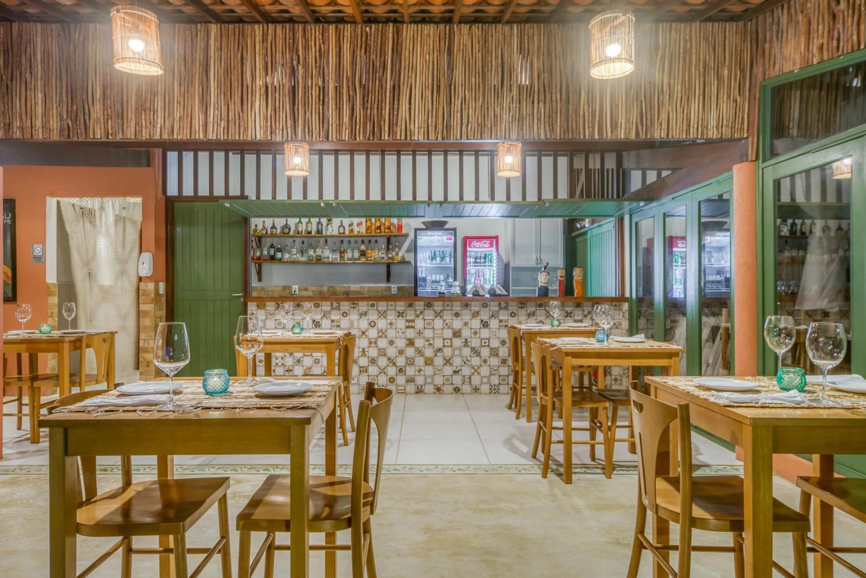 Restaurant/places to eat in Pousada Rota Ecológica